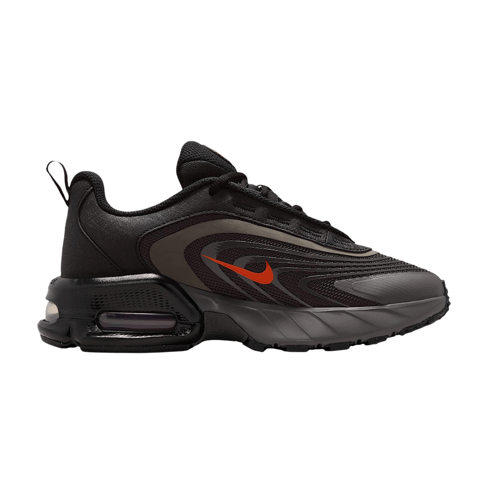 air max 200 black and orange