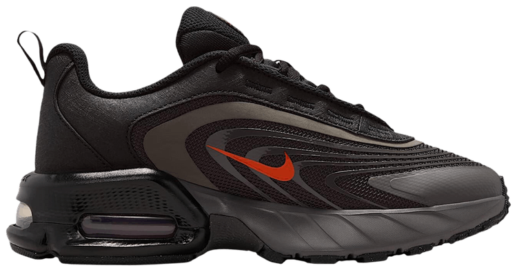 Nike Air Max Fire GS Medium Ash Black Team Orange