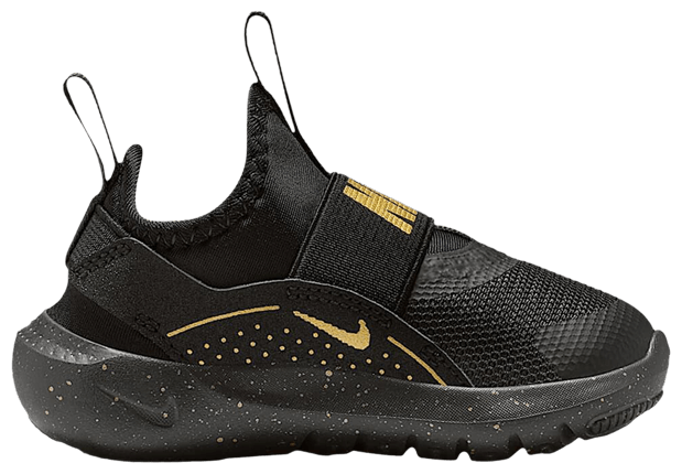 Nike Flex Runner 4 TD Black Metallic Gold