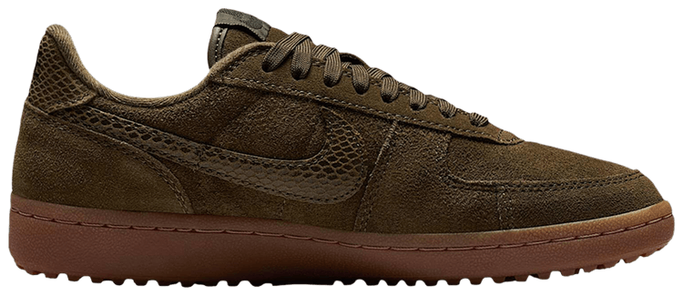 Nike Wmns Field General Medium Olive Brown Snakeskin