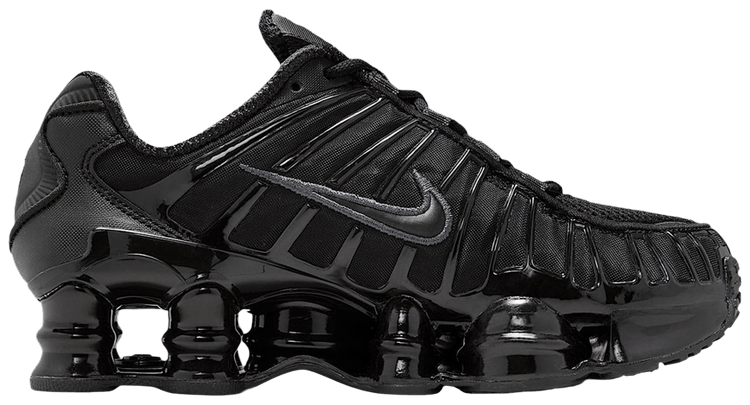 NIKE shox TL ブラック NIKE W SHOX TL BLACK/BLACK-MTLC HEMATITE-MAX ORANGE（ナイキ