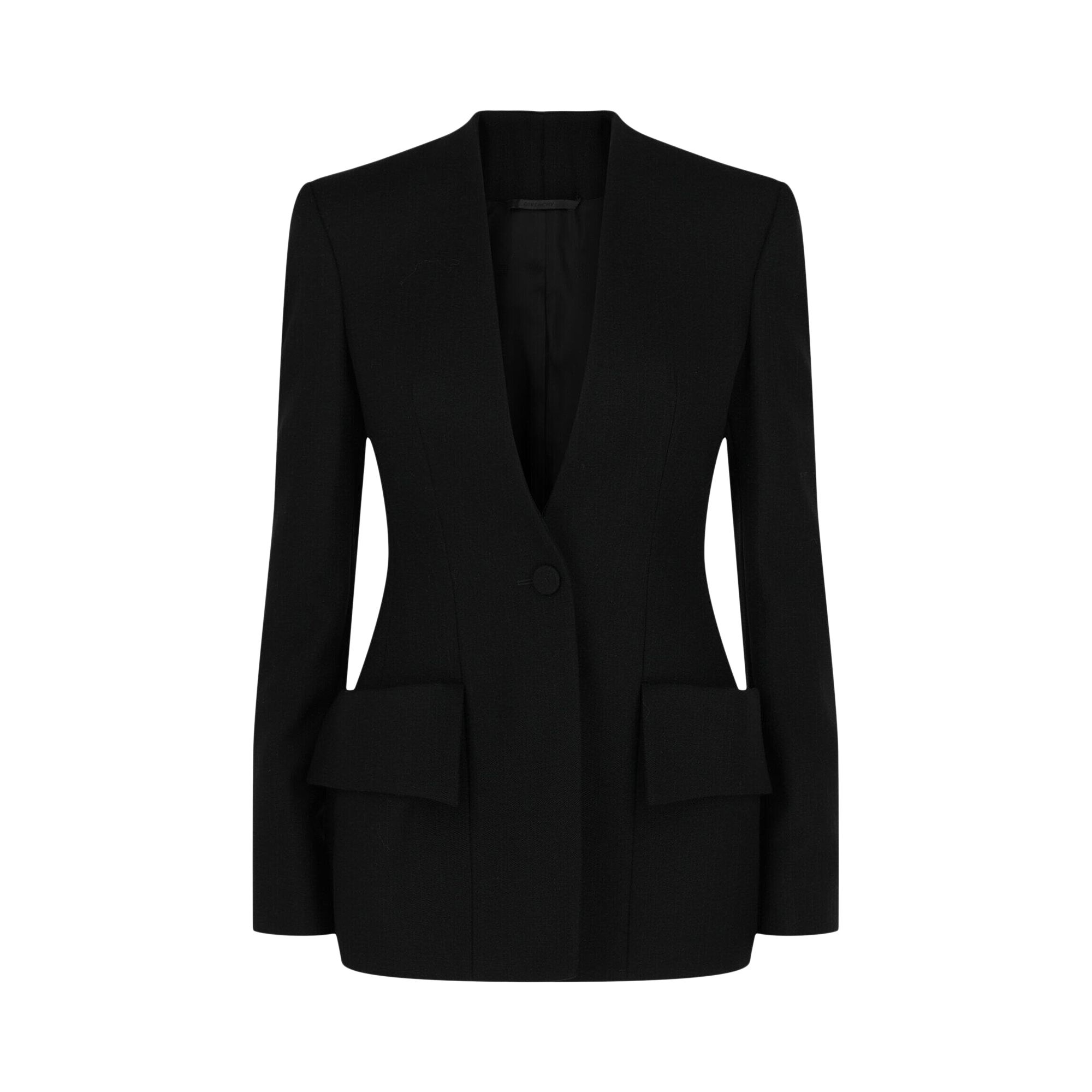 Pre-owned Givenchy Hourglass Single Breasted Blazer 'black' | Women's Size 42