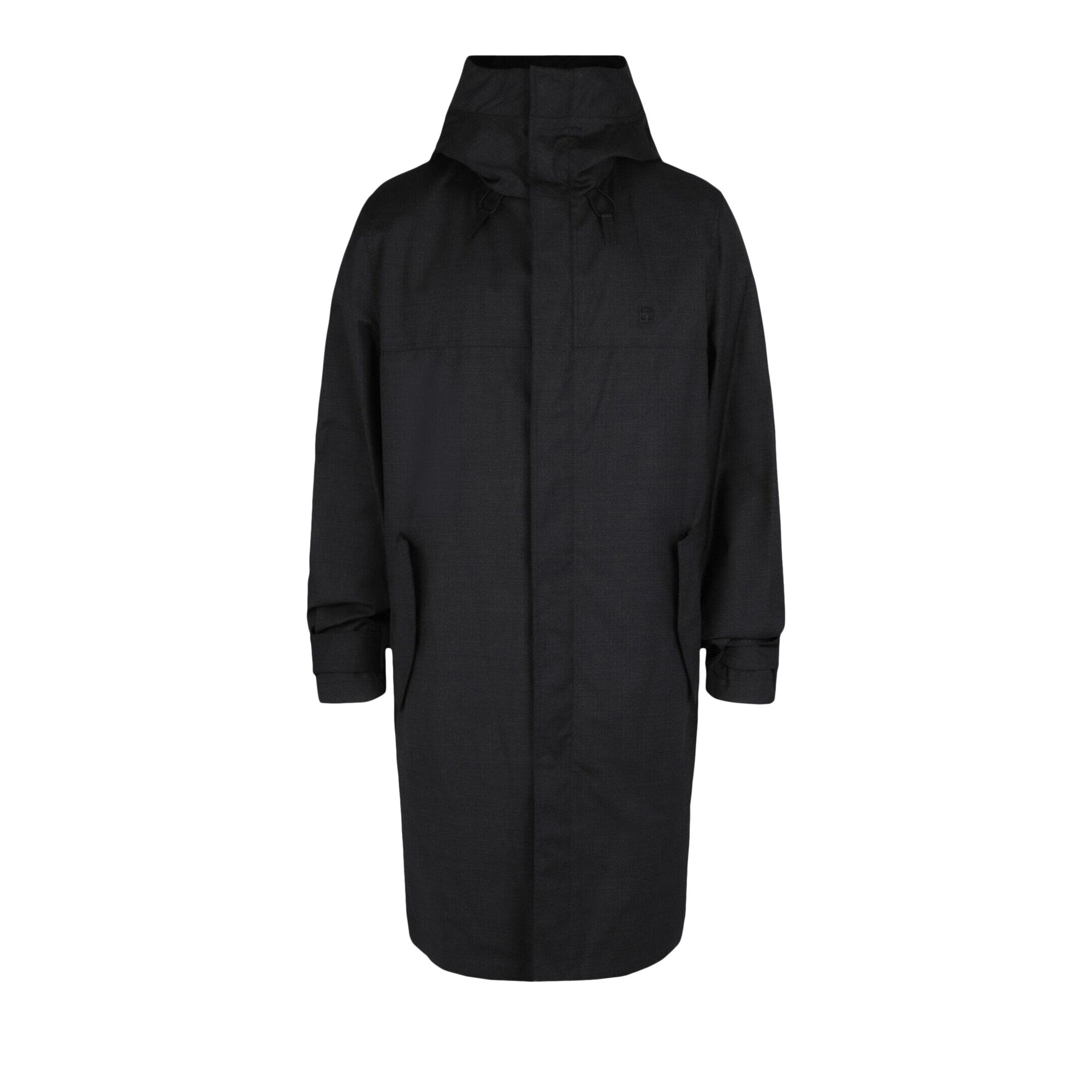 Pre-owned Givenchy Wool Parka 'dark Grey' | Men's Size 54 In Gray