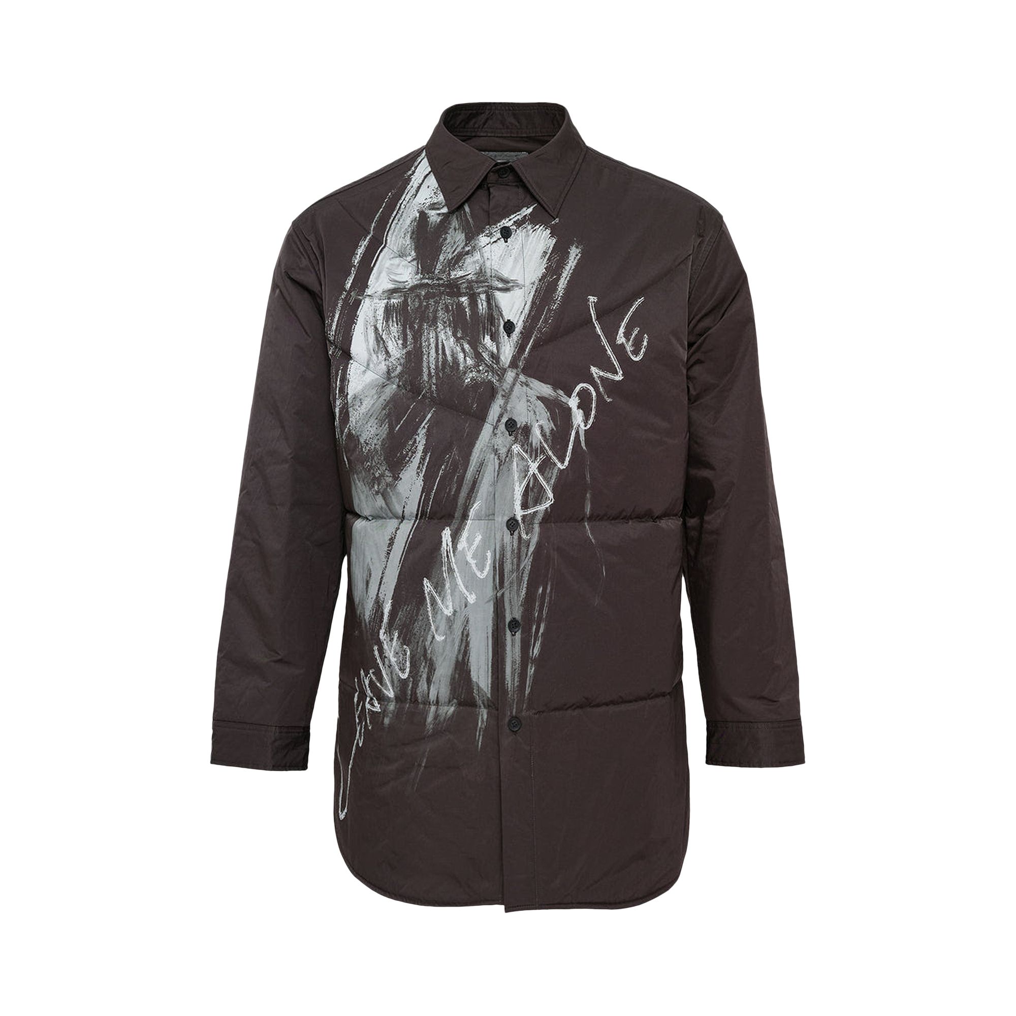 Pre-owned Yohji Yamamoto Y Letter Padded Blouse 'black' | Men's Size 4