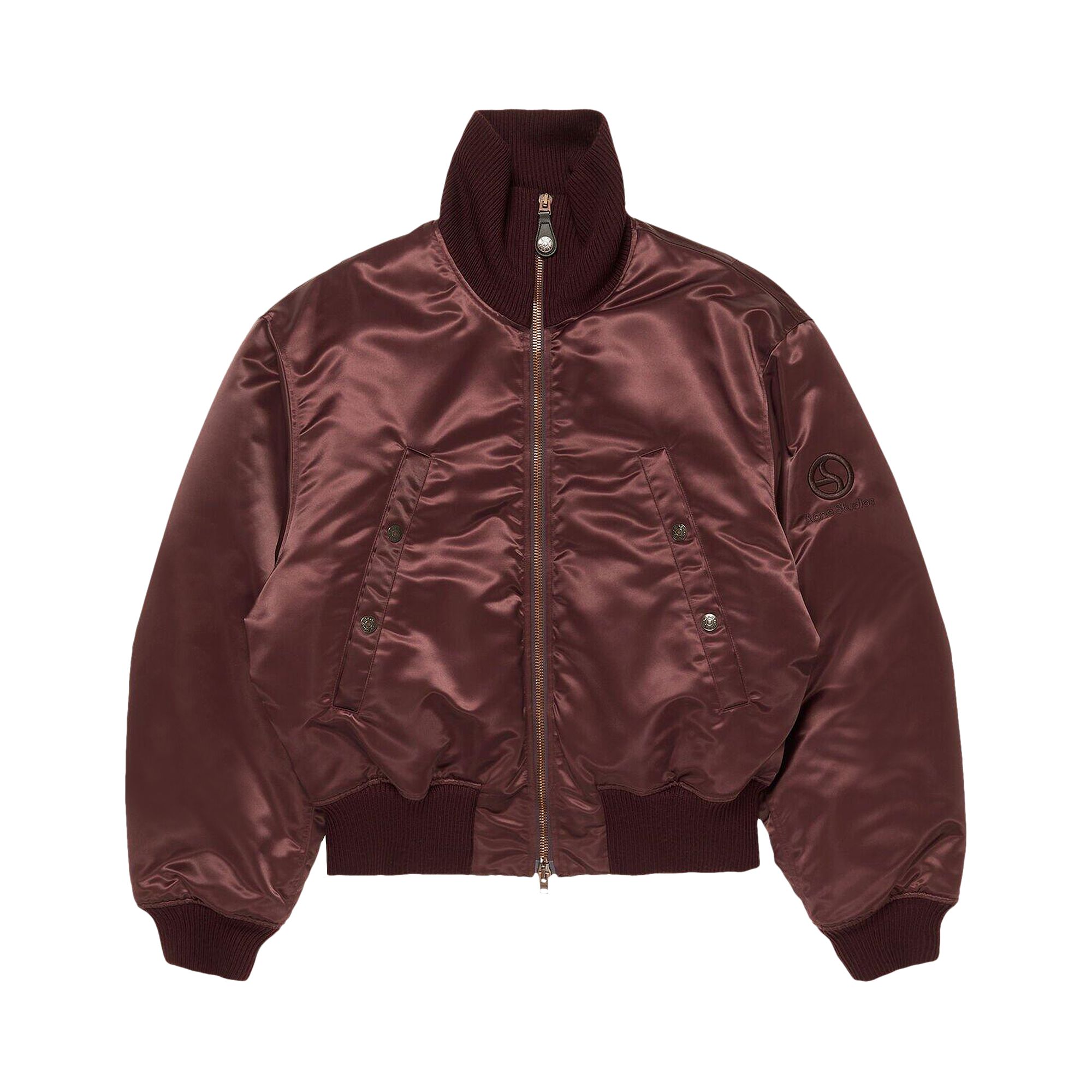 Pre-owned Acne Studios Technical Bomber Jacket 'burgundy' | Red | Men's Size 50