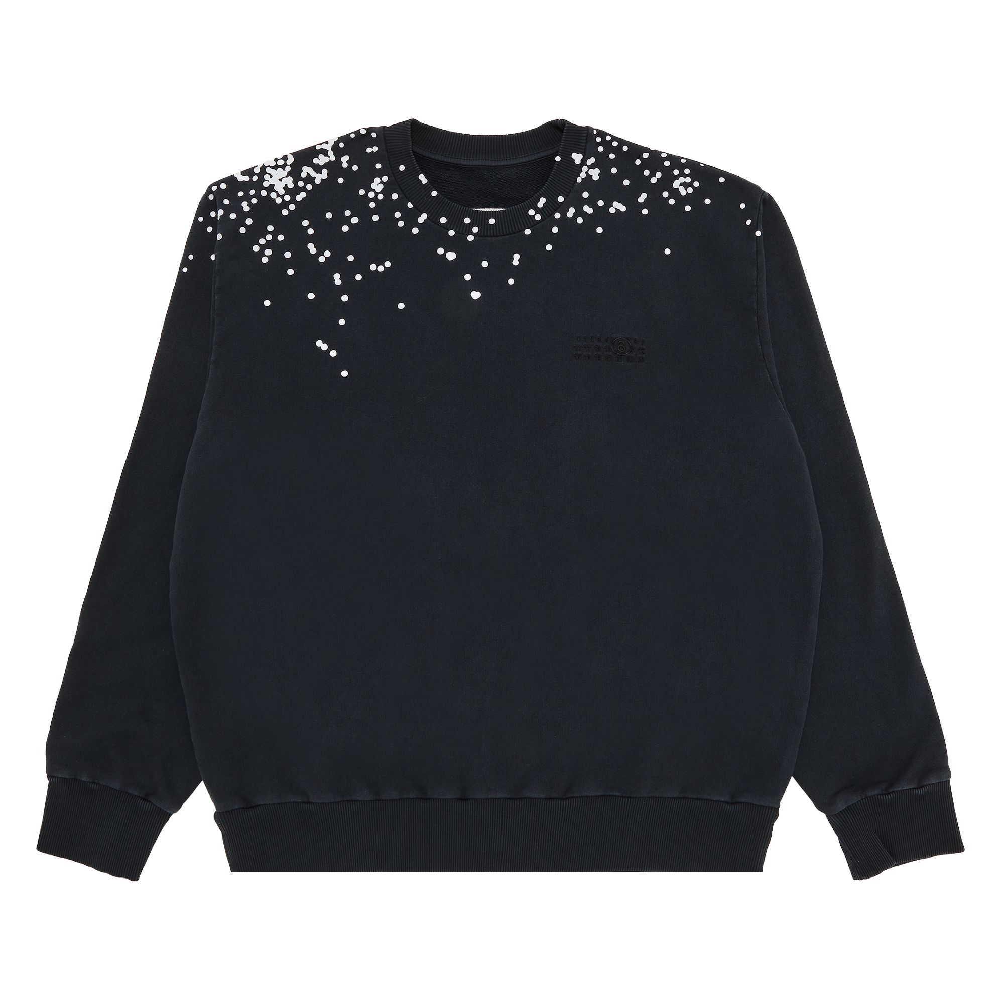 Pre-owned Mm6 Maison Margiela Unbrushed Sweatshirt 'washed Black' | Men's Size M