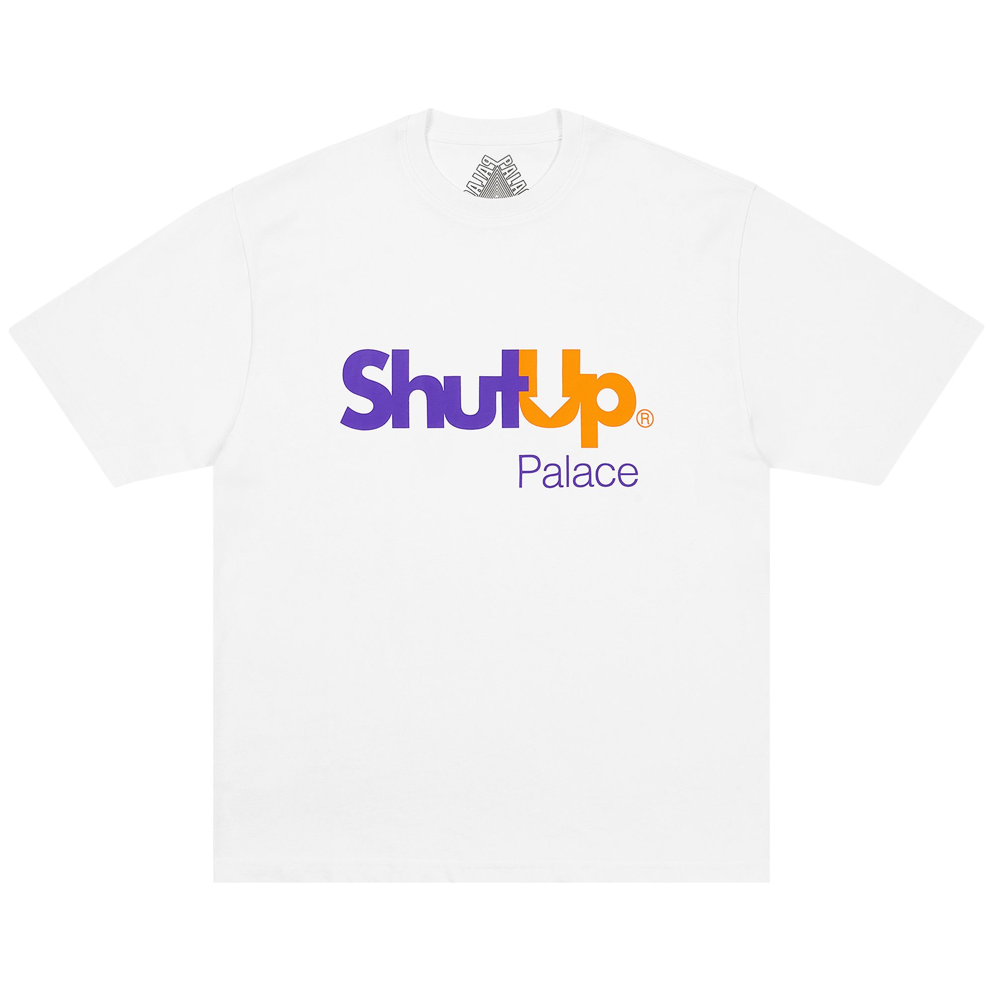Pre-owned Palace Shut Up T-shirt 'white' | Men's Size L