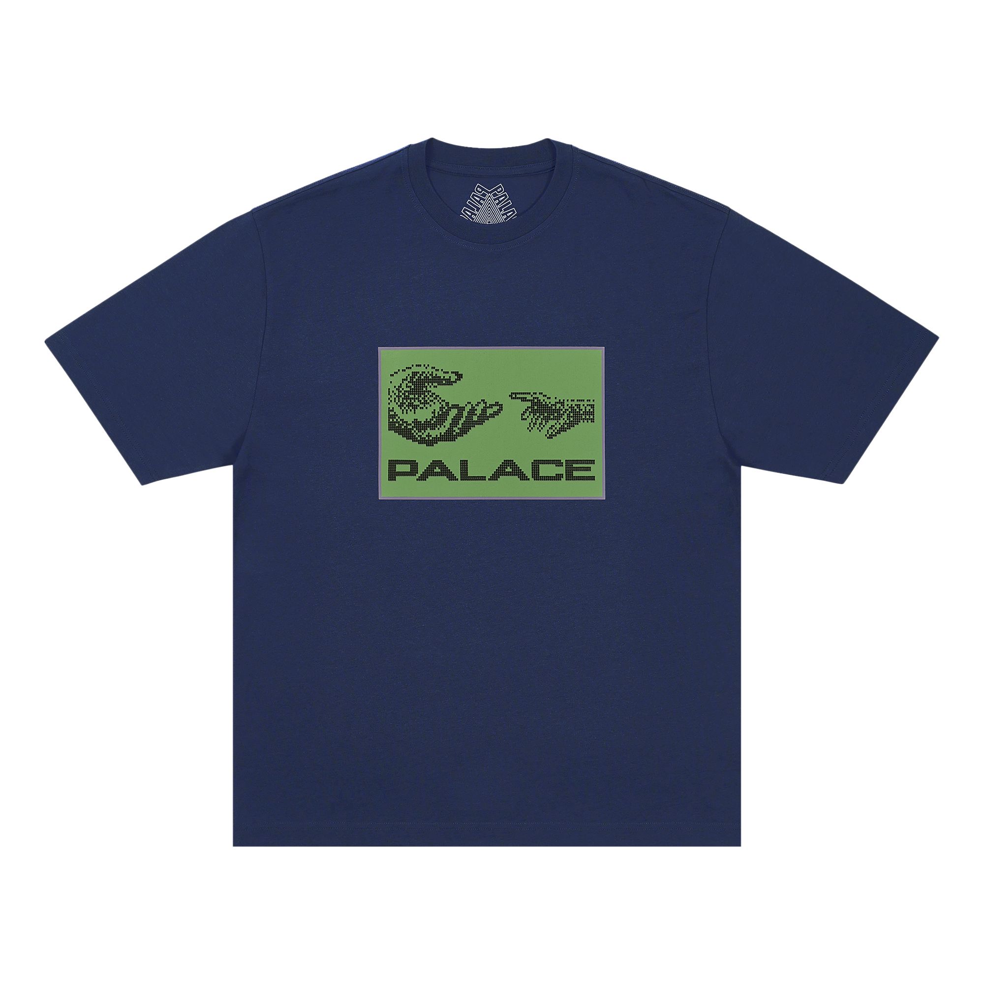 Pre-owned Palace Top Up T-shirt 'navy' | Blue | Men's Size L