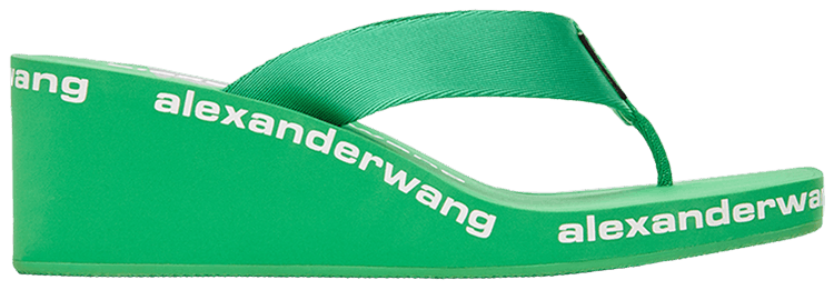 Alexander Wang Wmns Wedge Flip Flop Island Green
