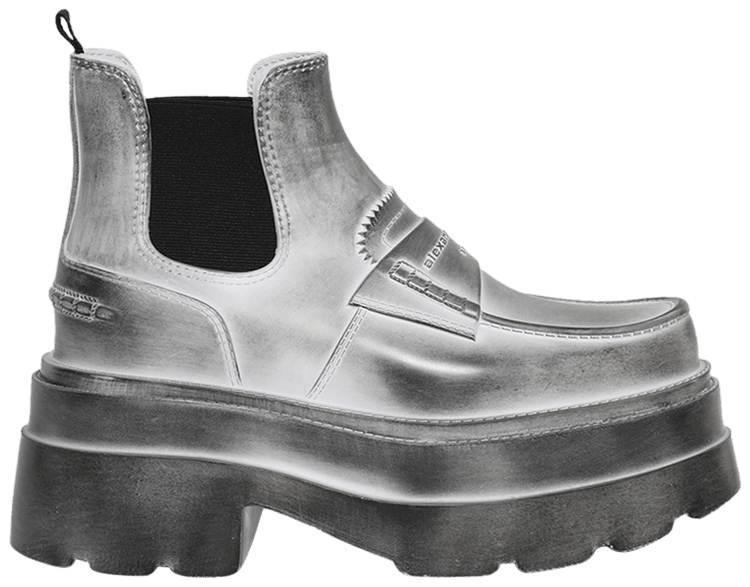 Alexander Wang Wmns Carter Platform Ankle Boot Aged White