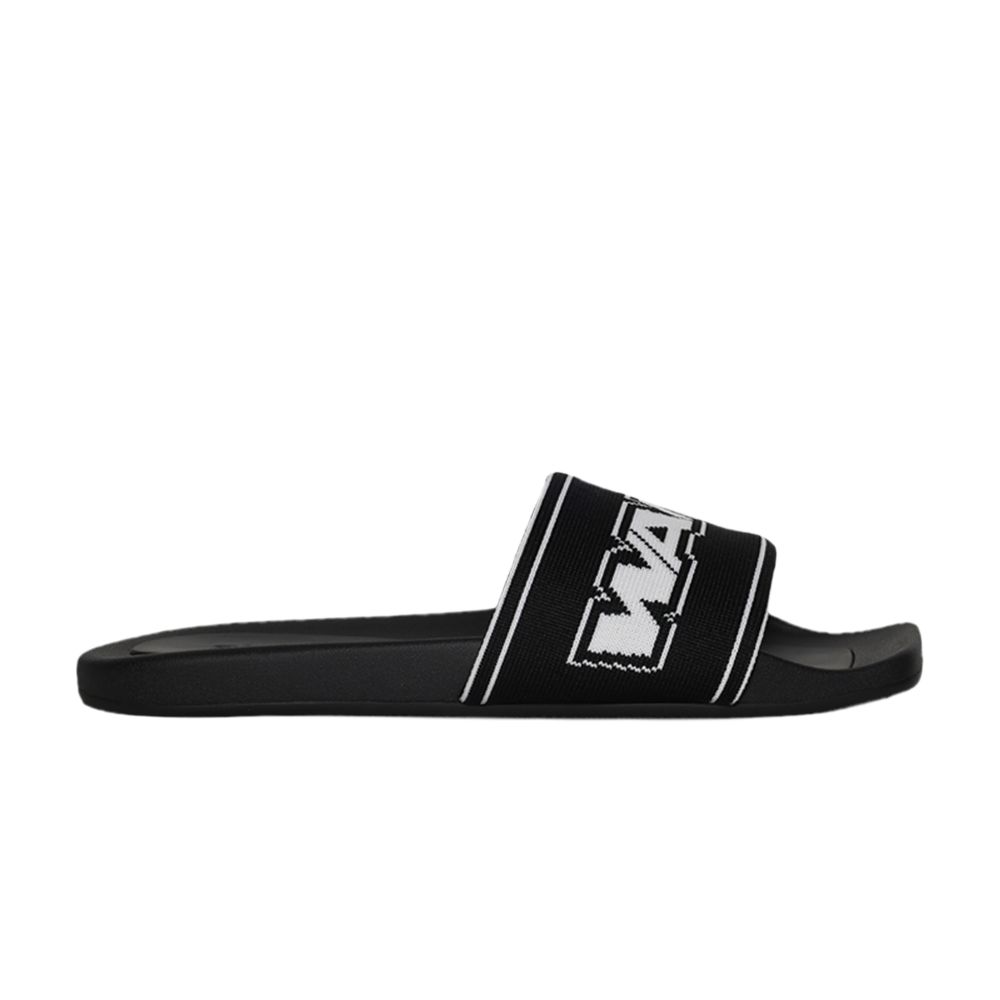 Pre-owned Alexander Wang Wmns Webbing Pool Slide 'black' | Women's Size 35