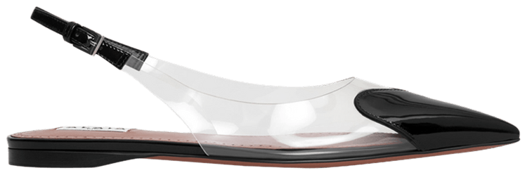 Alaia Wmns Le Coeur Slingback Patent Black