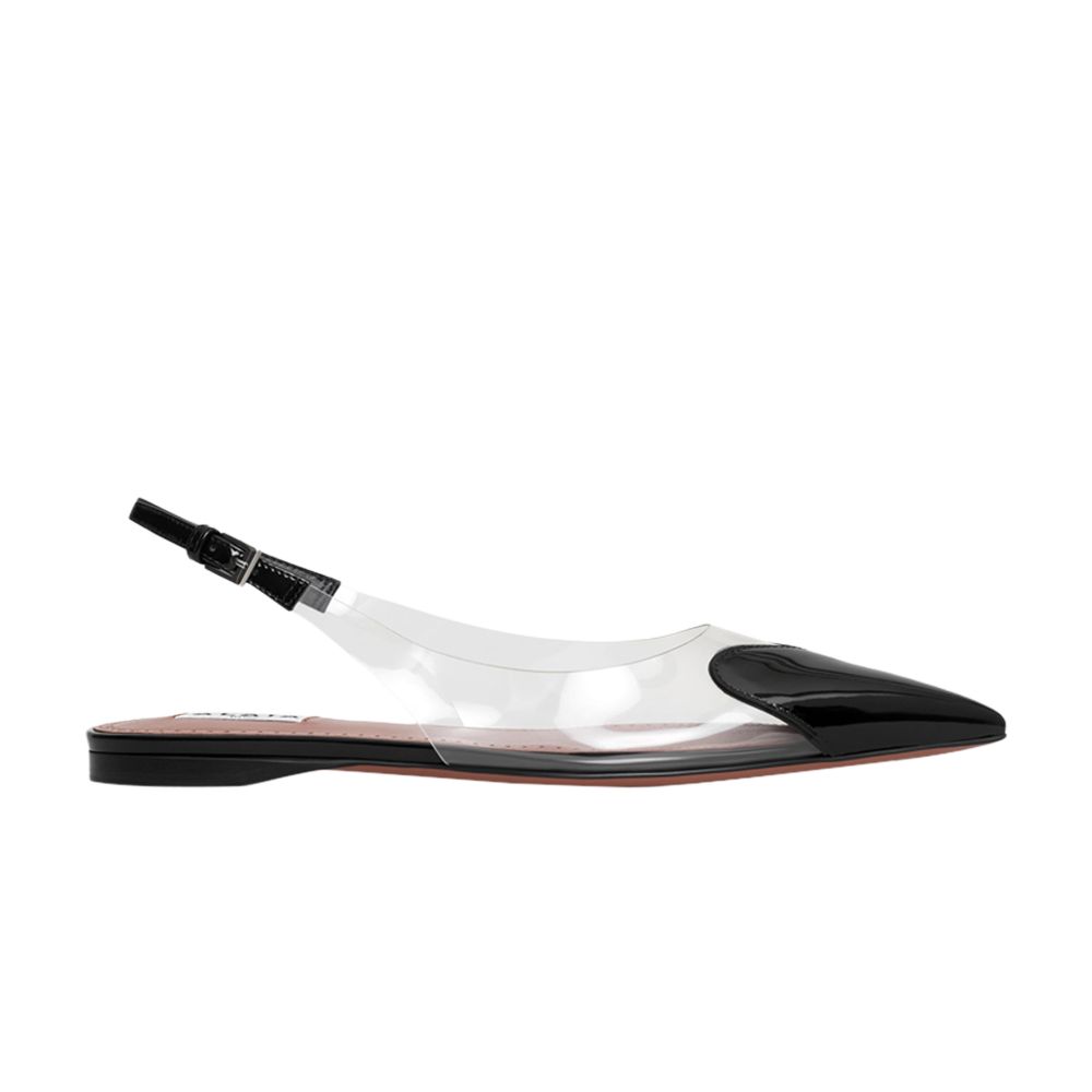 Pre-owned Alaïa Wmns Le Coeur Slingback 'patent Black' | Women's Size 37