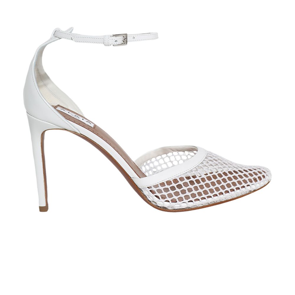 Pre-owned Alaïa Wmns High Fishnet Pump 'white' | Women's Size 40