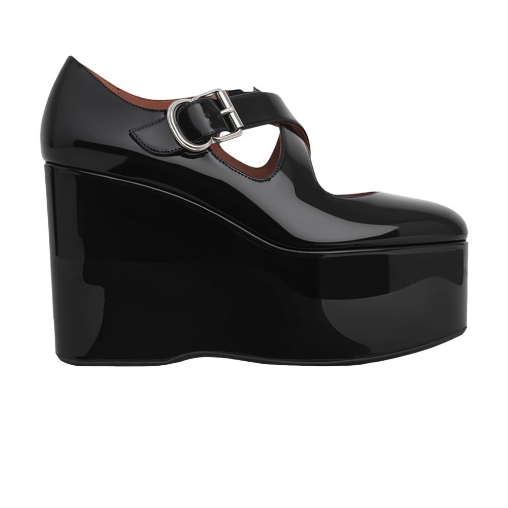 Pre-owned Alaïa Wmns Criss Cross Wedge 'patent Black' | Women's Size 39