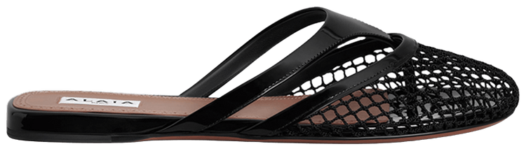 Alaia Wmns Fishnet Mule Black