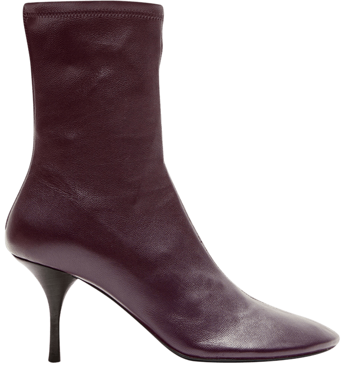 Acne Studios Wmns Ankle Boot Wine Red