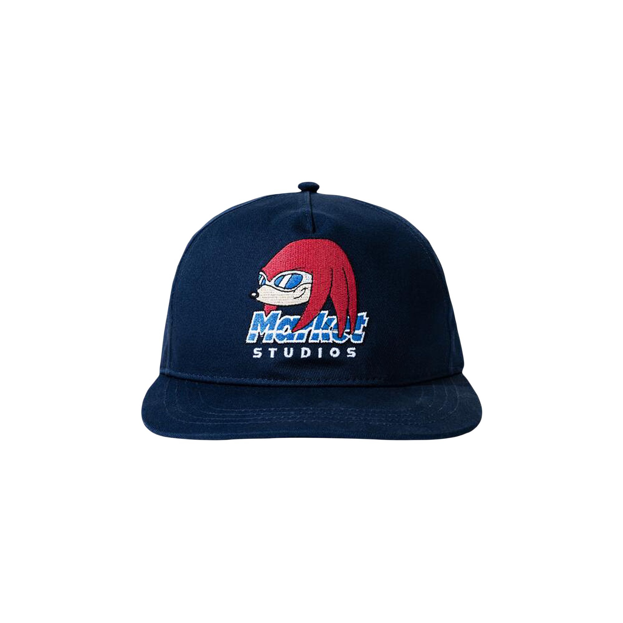 Pre-owned Market X Sonic Knuckles 5 Panel Hat 'navy' | Blue | Men's Size Onesize
