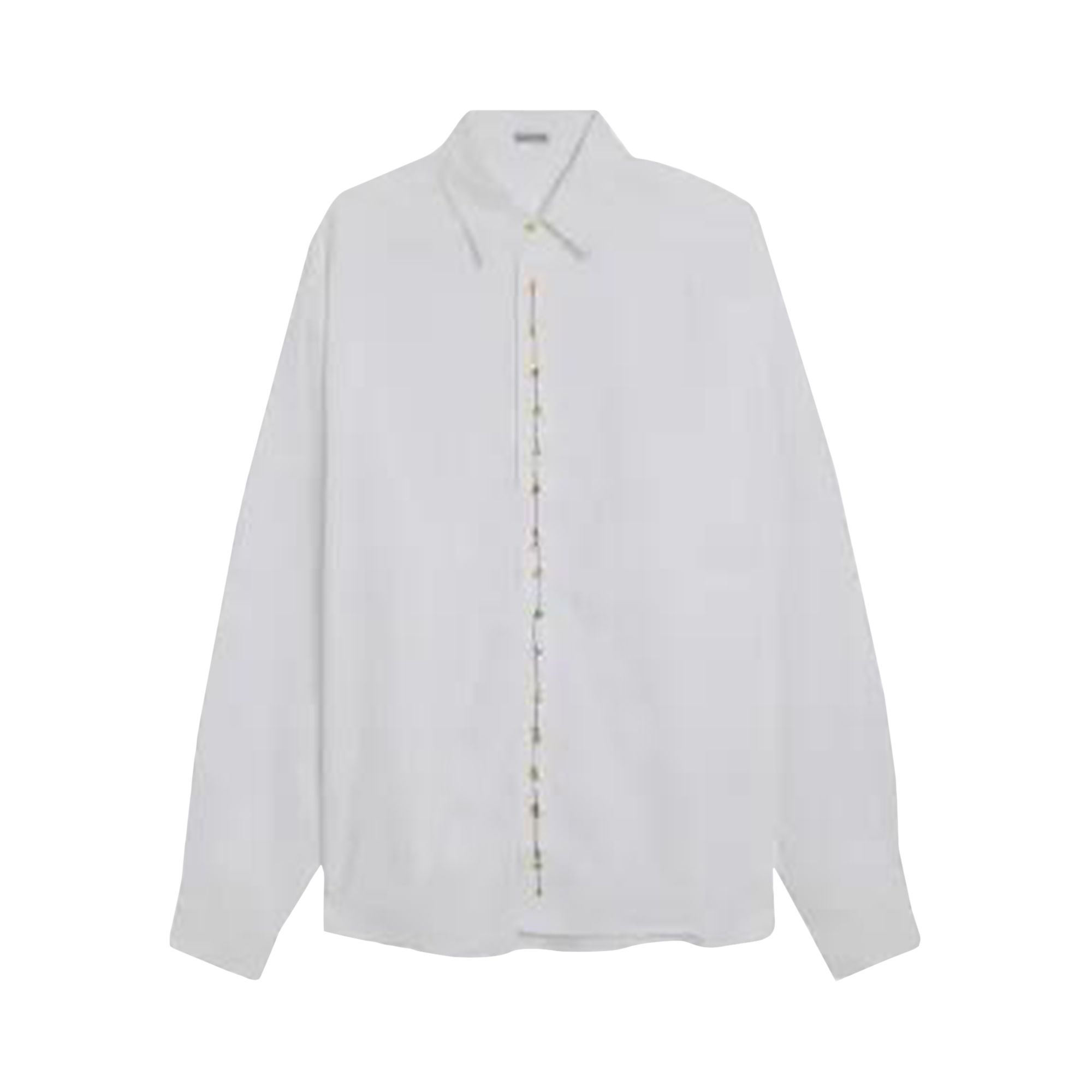 Pre-owned Glass Cypress Double Button Shirt 'white' | Men's Size L