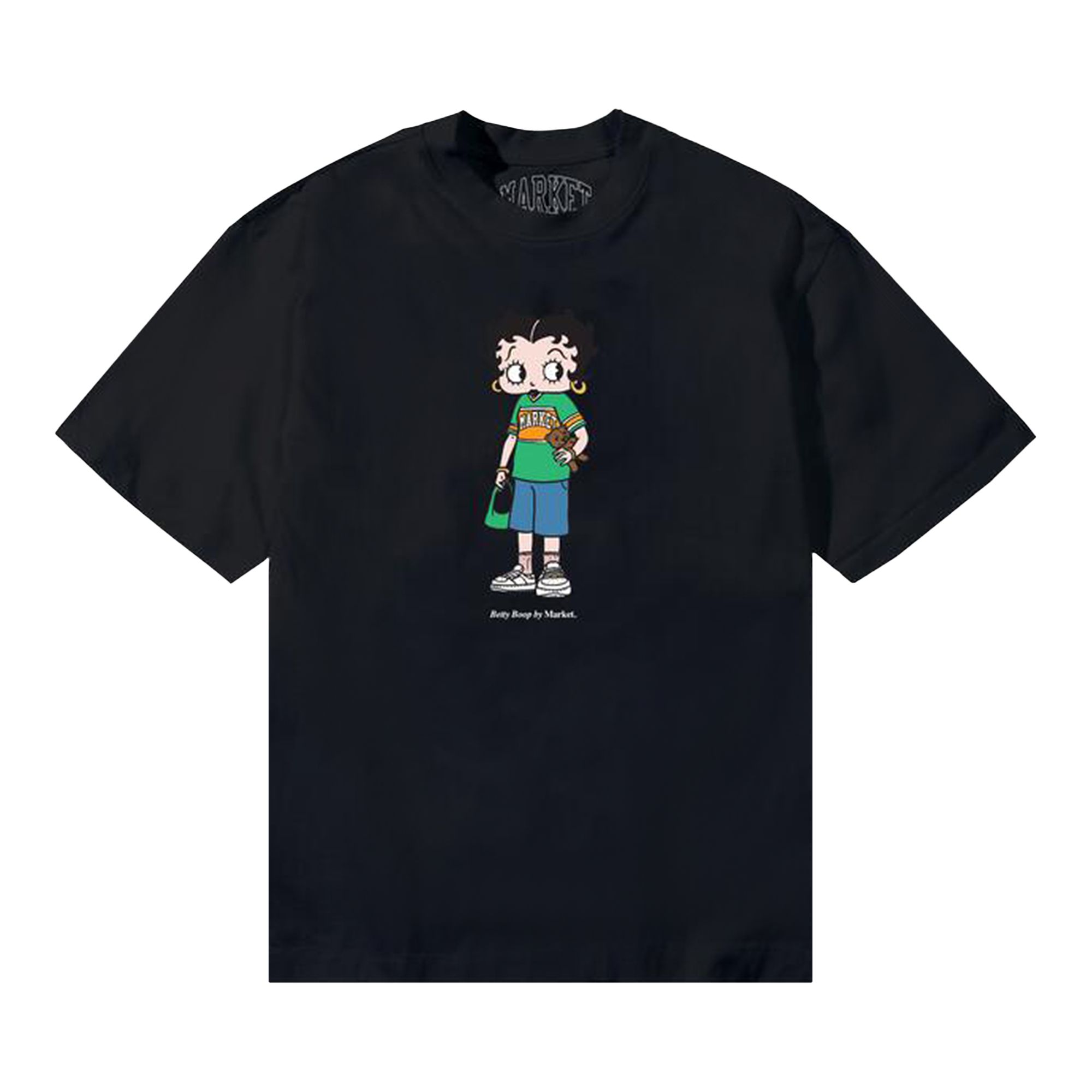 Pre-owned Market Betty Boop Casual Outfit T-shirt 'black' | Men's Size Xl