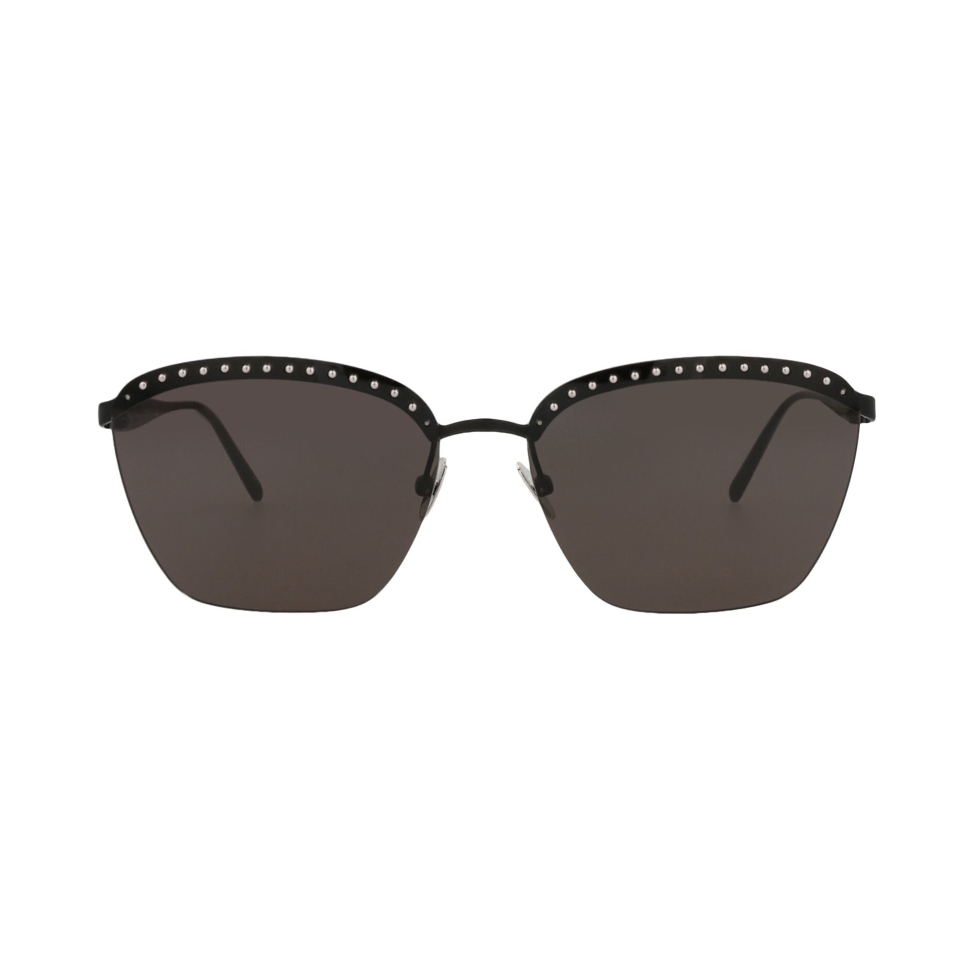 Pre-owned Alaïa Square Frame Metal Sunglasses 'black/grey' | Women's Size Onesize