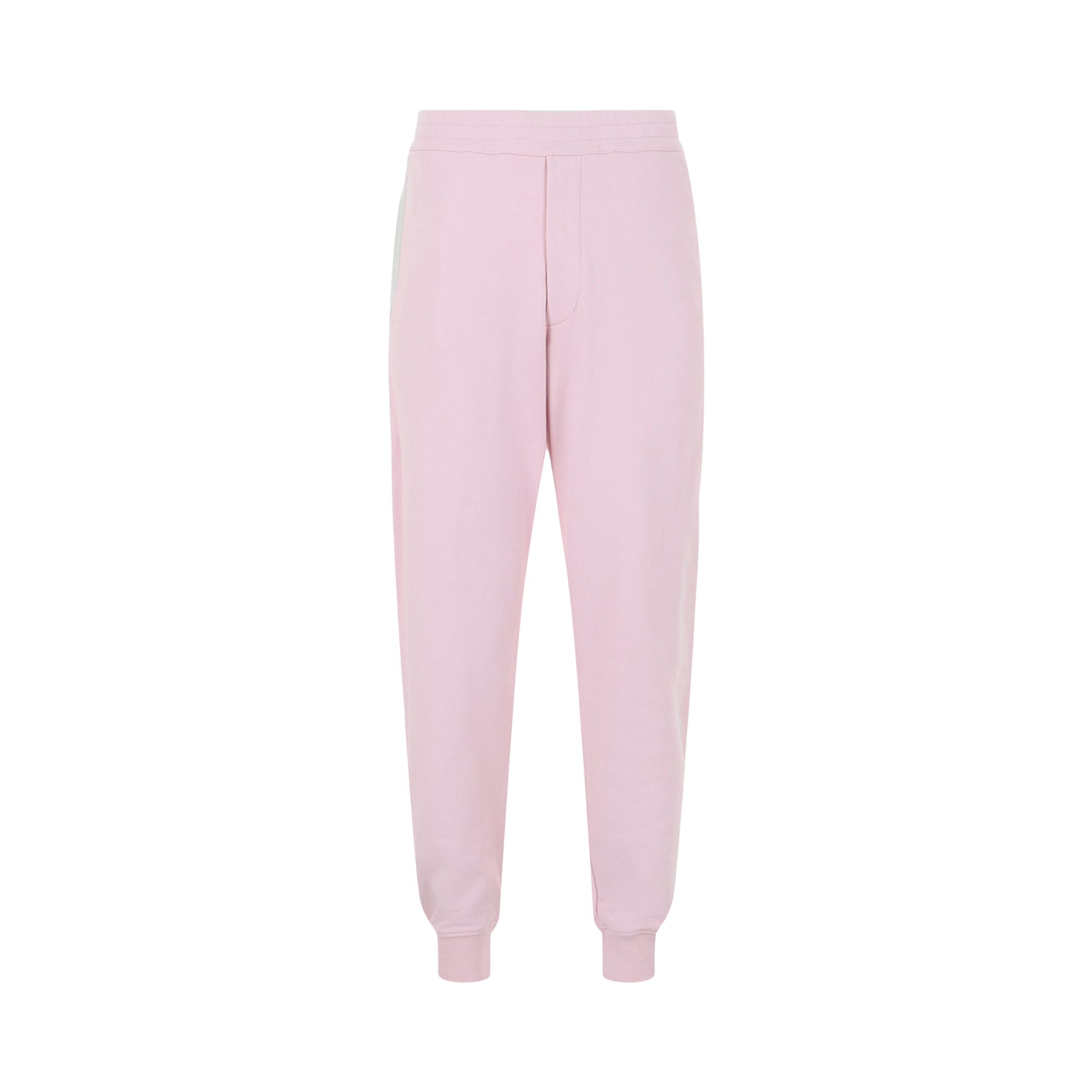 Pre-owned Alexander Mcqueen Logo Tape Jogger Sweatpants 'pink' | Men's Size Xl