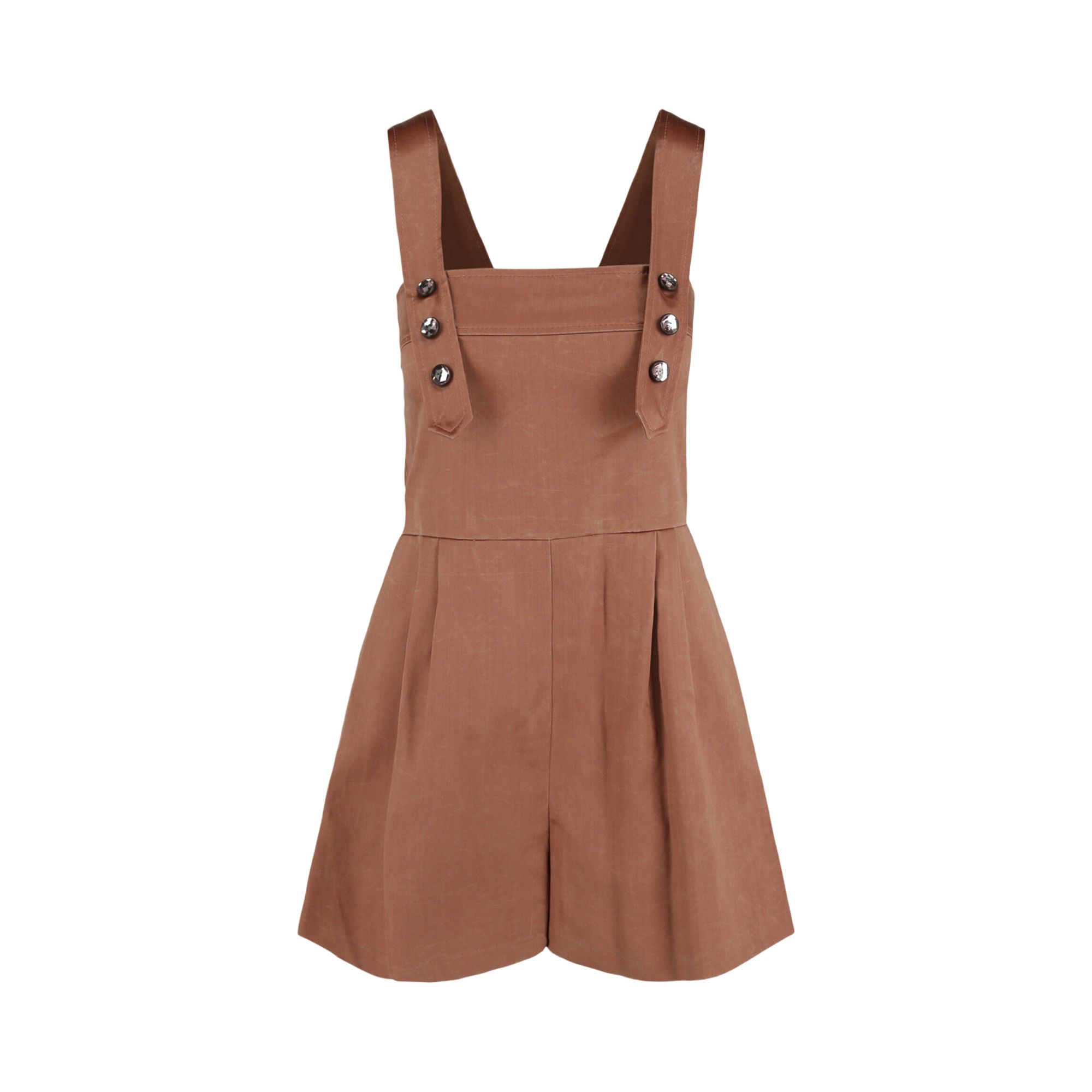 Pre-owned Bottega Veneta Sleeveless Jeweled Playsuit 'pink' | Women's Size 40