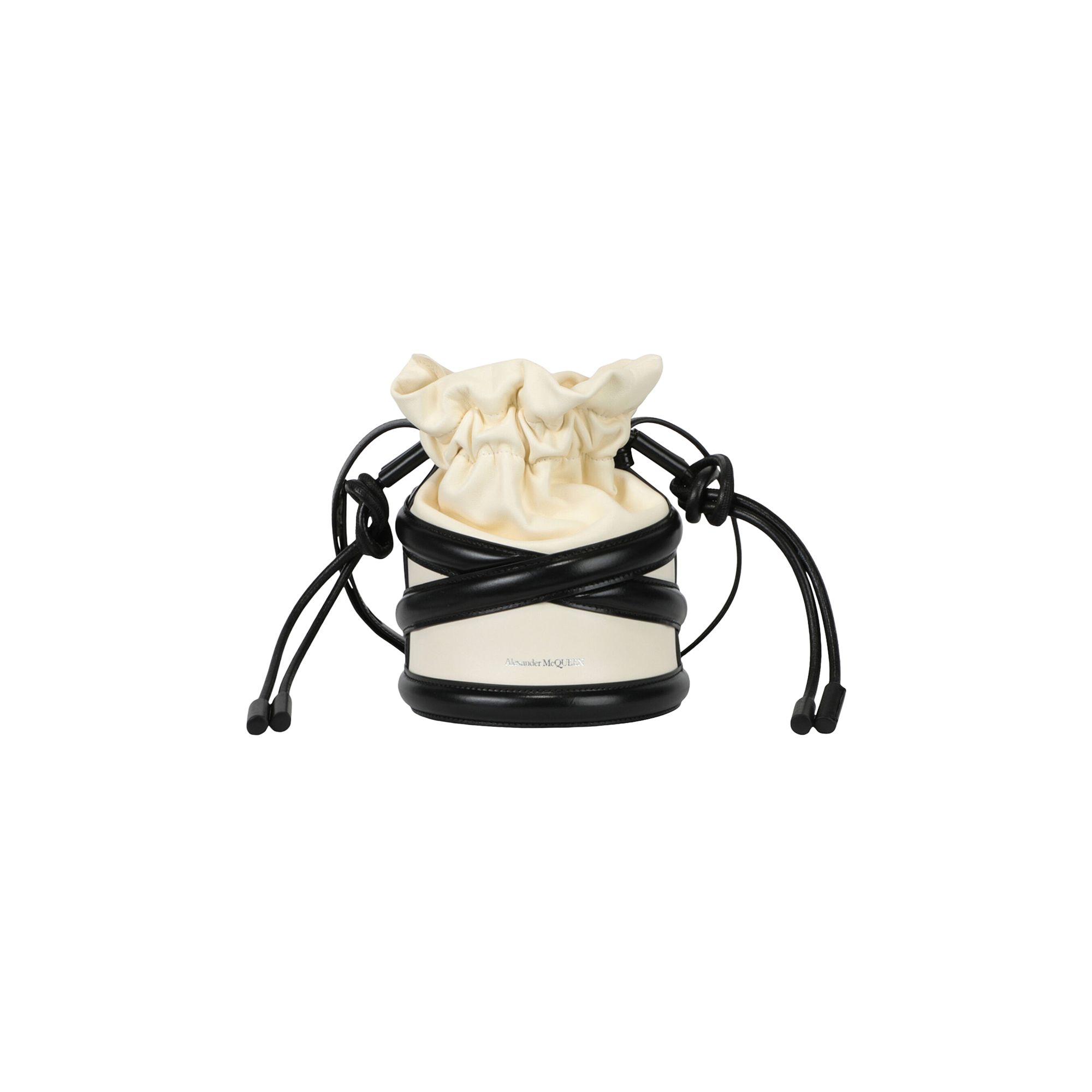 Pre-owned Alexander Mcqueen The Soft Curve Bag 'ivory/black' | White | Women's Size Onesize