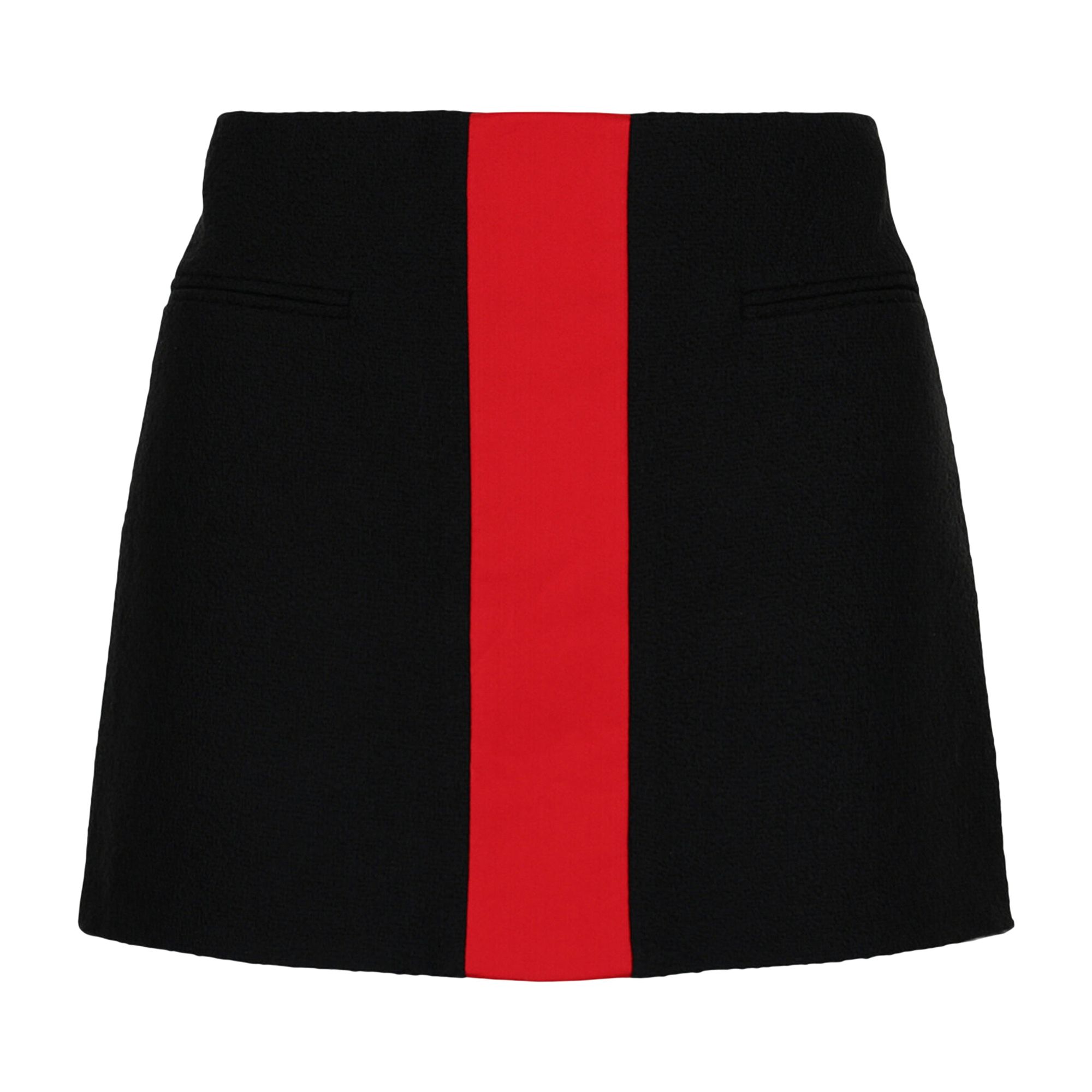 FERRAGAMO Pre-owned Contrasting Panel Mini Skirt 'black' | Women's Size 40