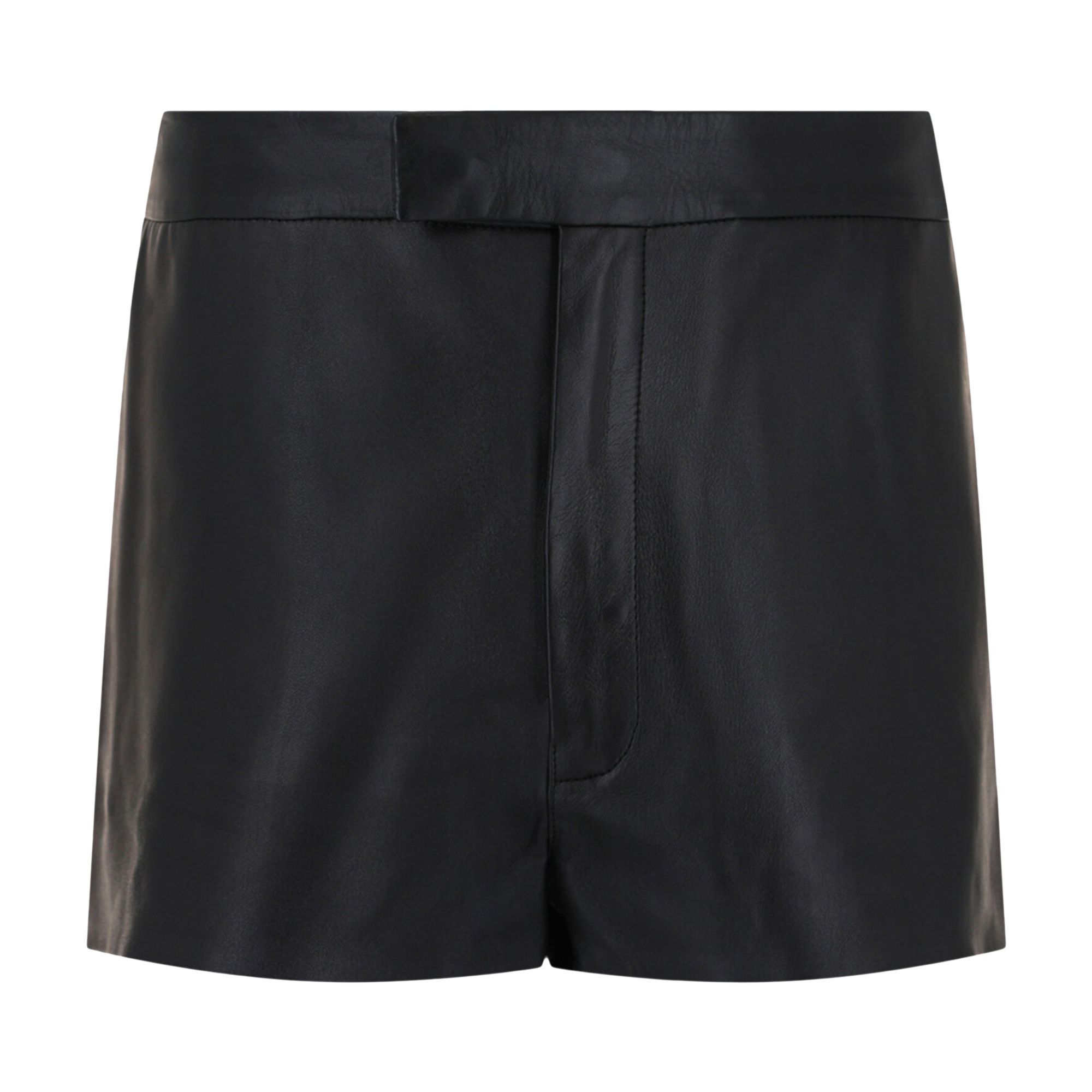 Pre-owned Ferragamo Leather Shorts 'black' | Men's Size 52