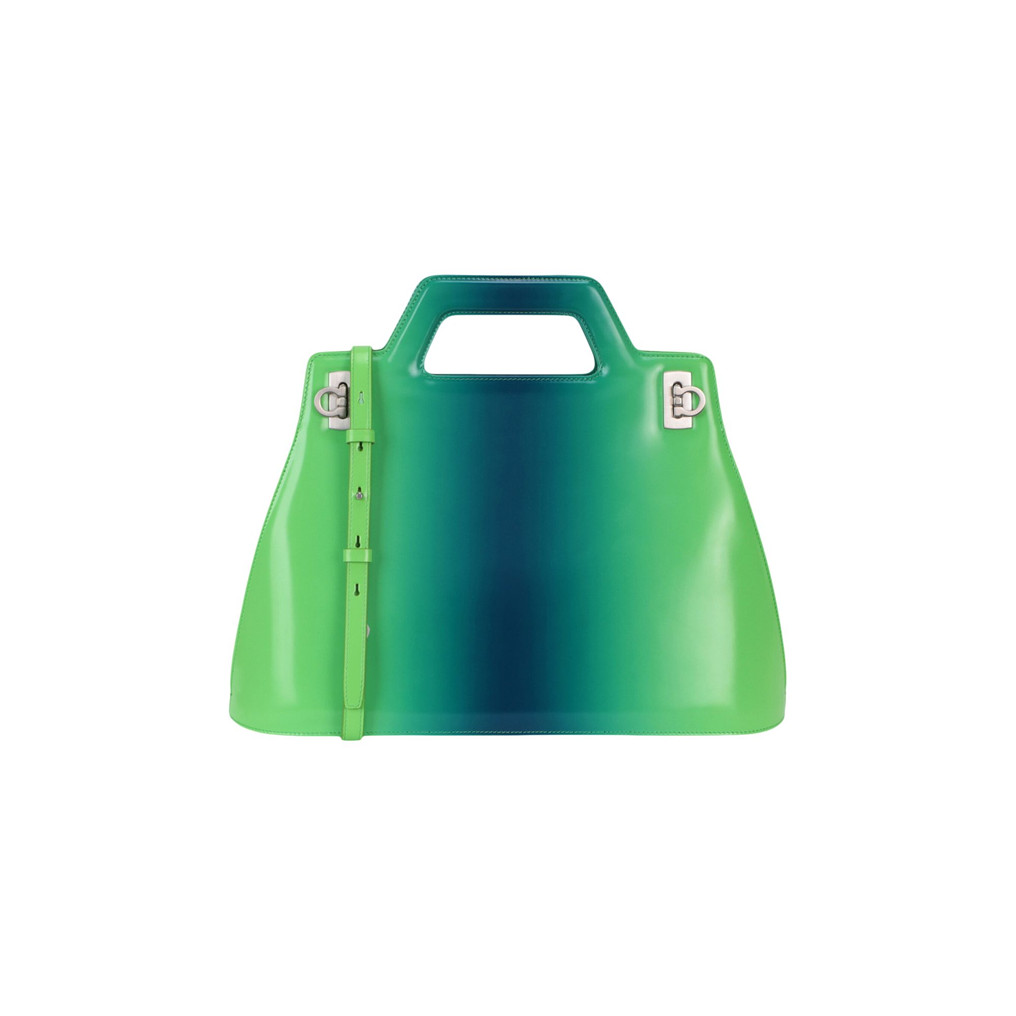 Pre-owned Ferragamo Large Wanda Top Handle Bag 'green' | Women's Size Onesize