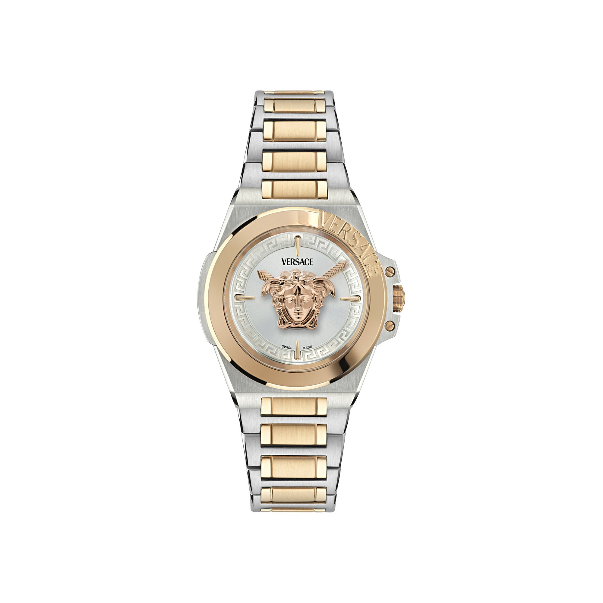 Pre-owned Versace Hera Bracelet Watch 'two-tone' | Gold | Women's Size Onesize