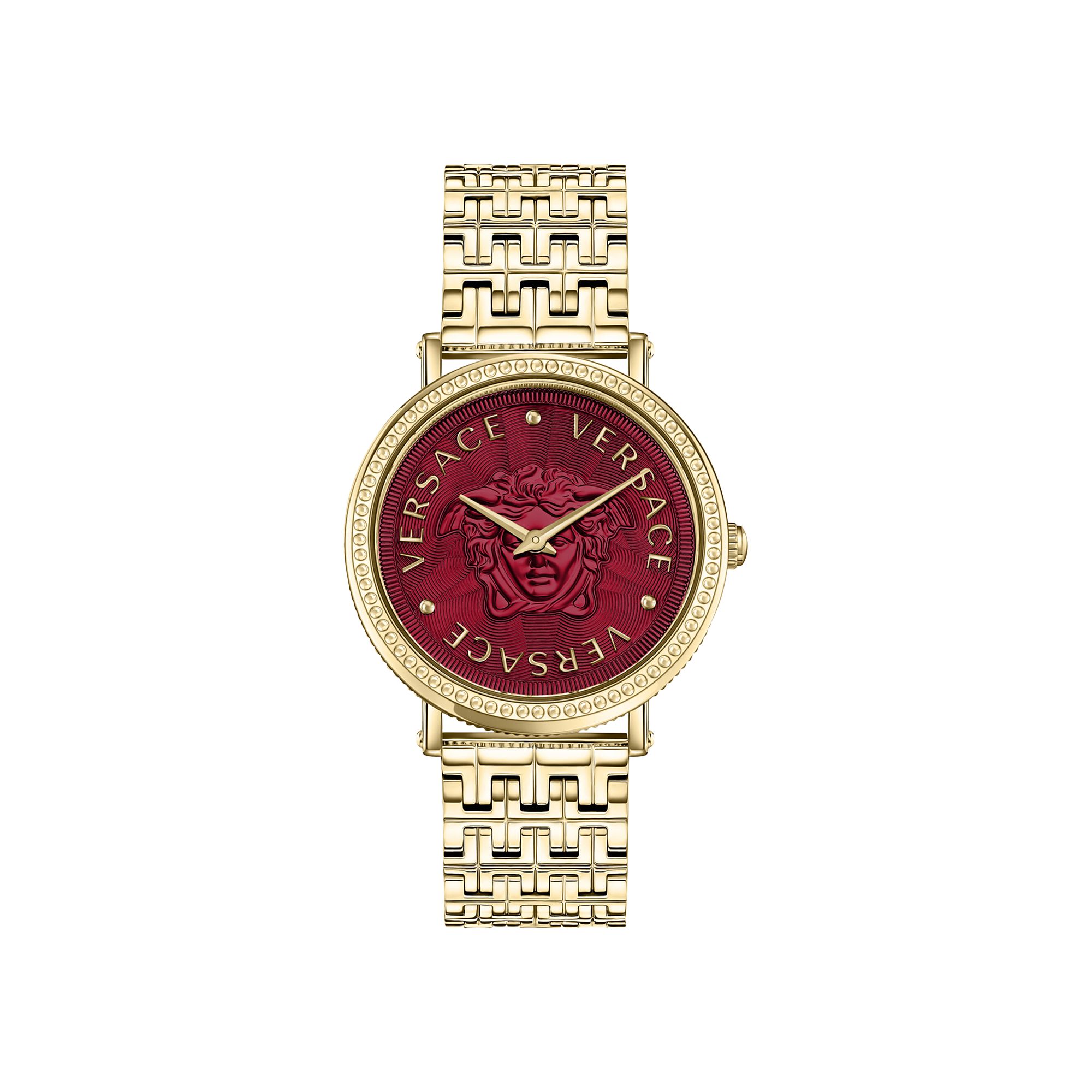 Pre-owned Versace V Dollar Bracelet Watch 'gold' | Women's Size Onesize