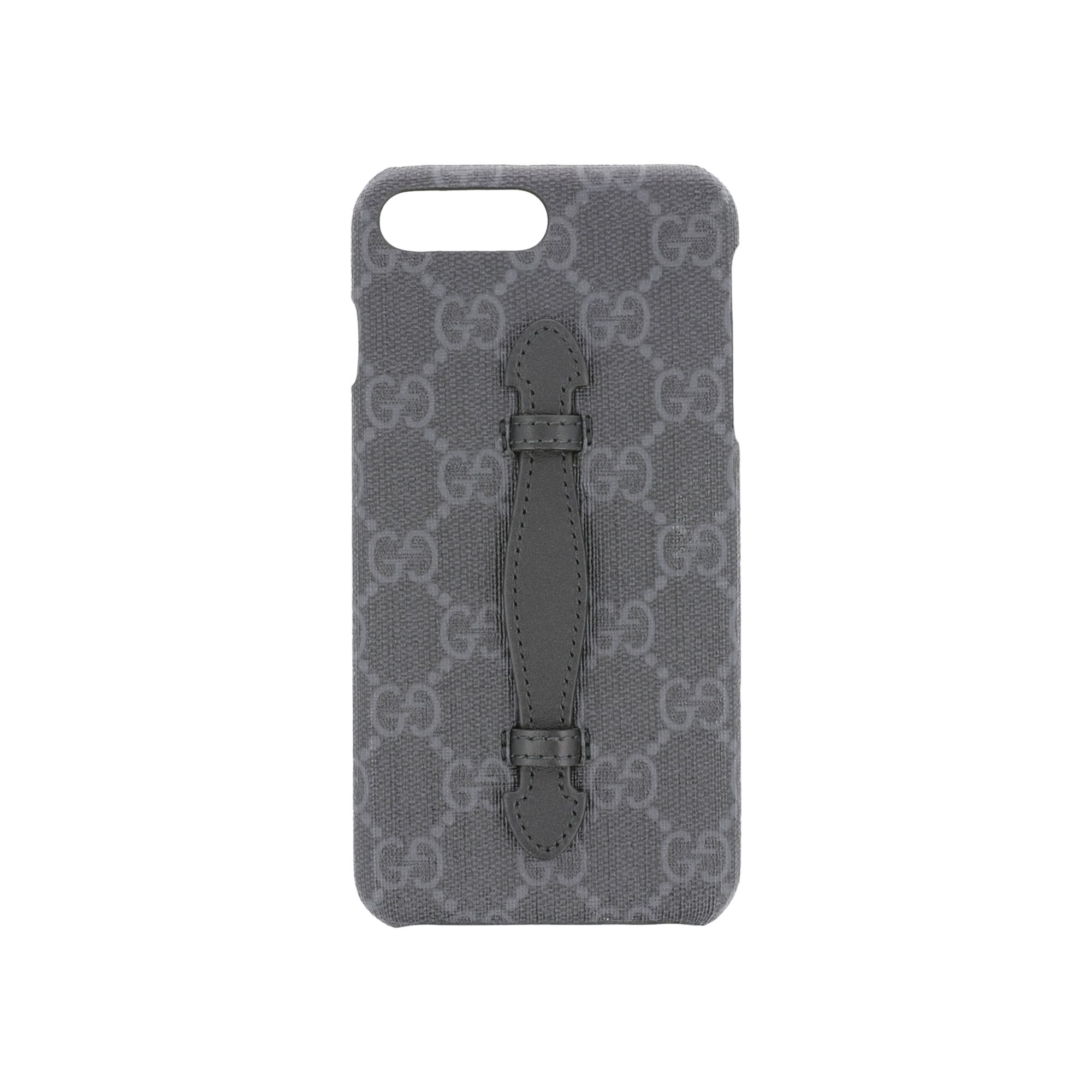Pre-owned Gucci Iphone 8 Supreme Phone Case 'black' | Men's Size Onesize