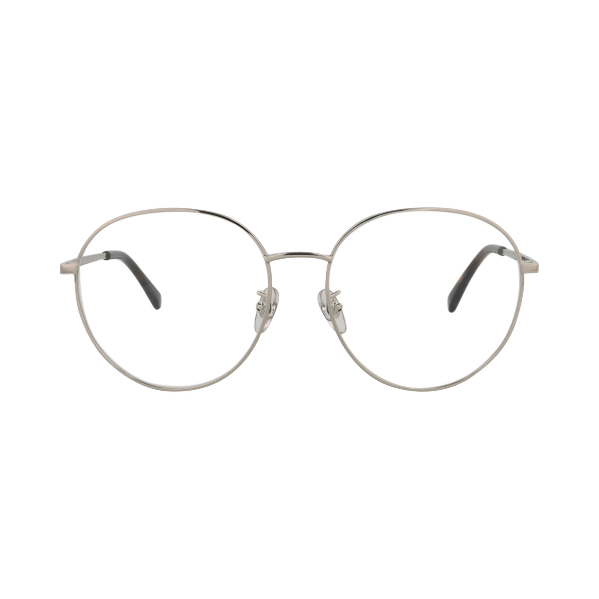 Pre-owned Stella Mccartney Round Frame Metal Optical Frames 'palladium/transparent' | Silver | Women's Size On