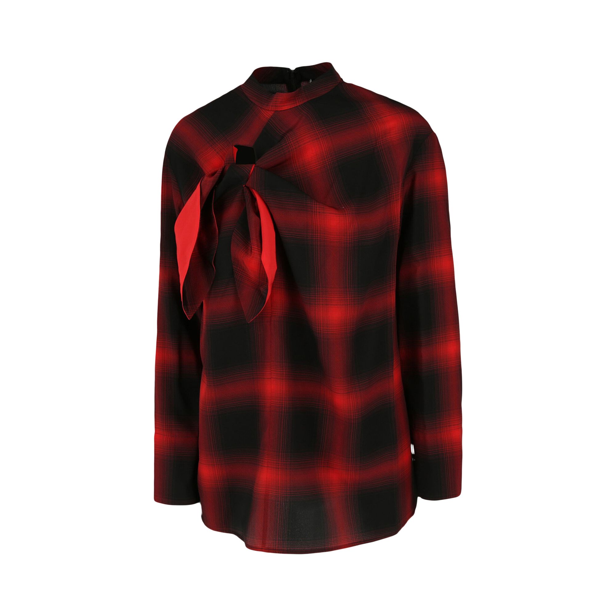 Pre-owned Stella Mccartney Zadie Silk Top 'black/red' | Women's Size 38