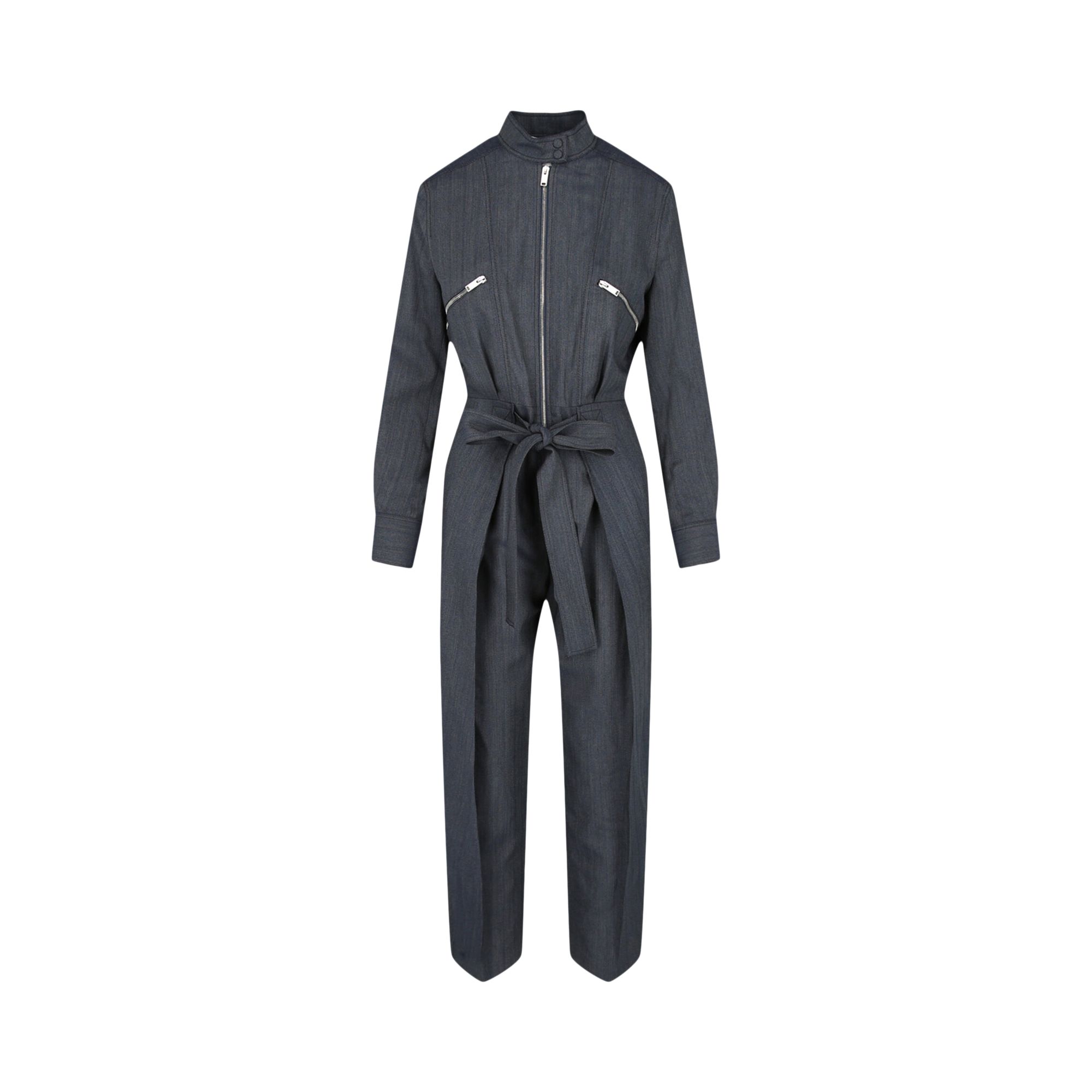 Pre-owned Stella Mccartney Brielle All In One Jumpsuit 'blue/grey' | Women's Size 40