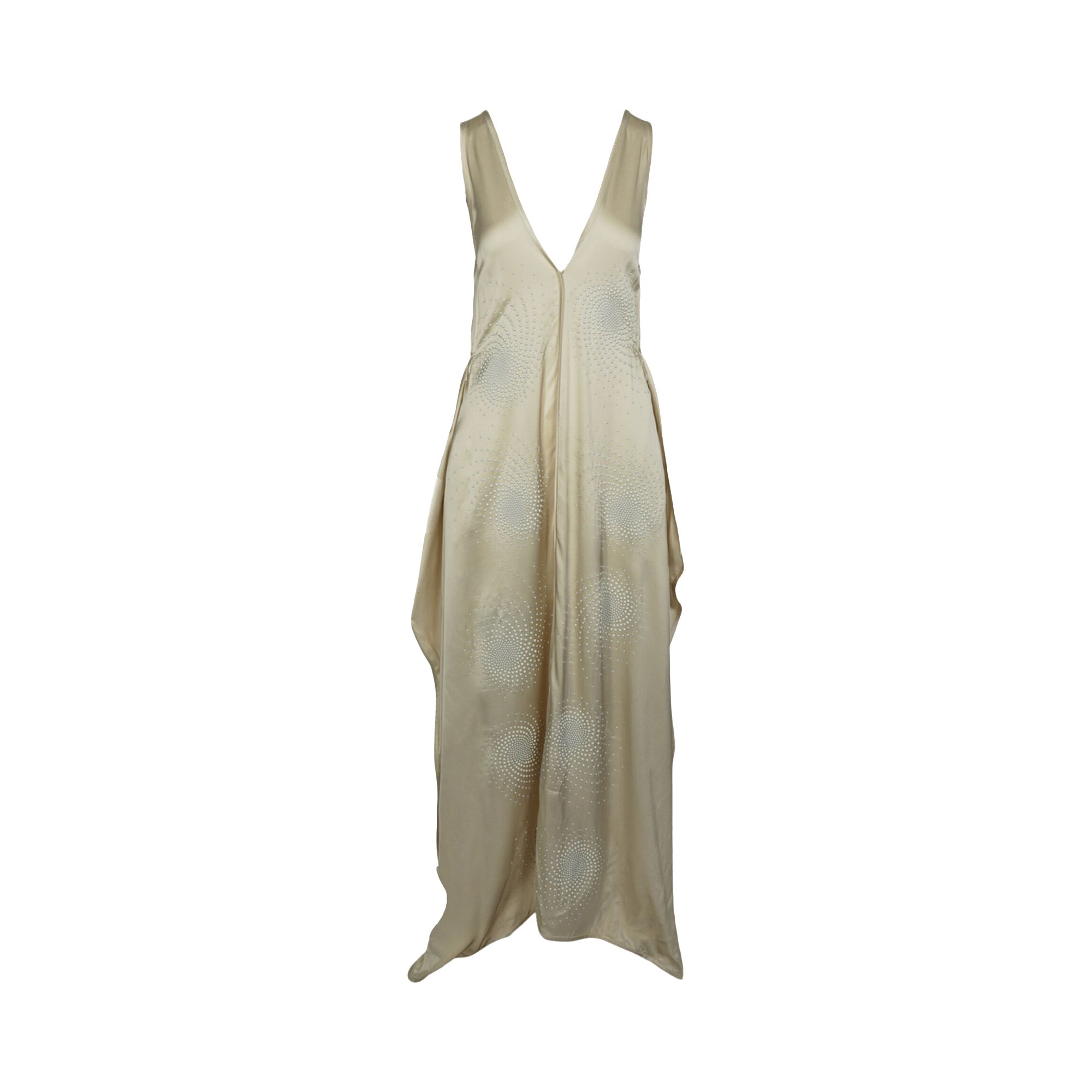 Pre-owned Stella Mccartney Annabelle Embellished Gown 'pearl' | White | Women's Size 34