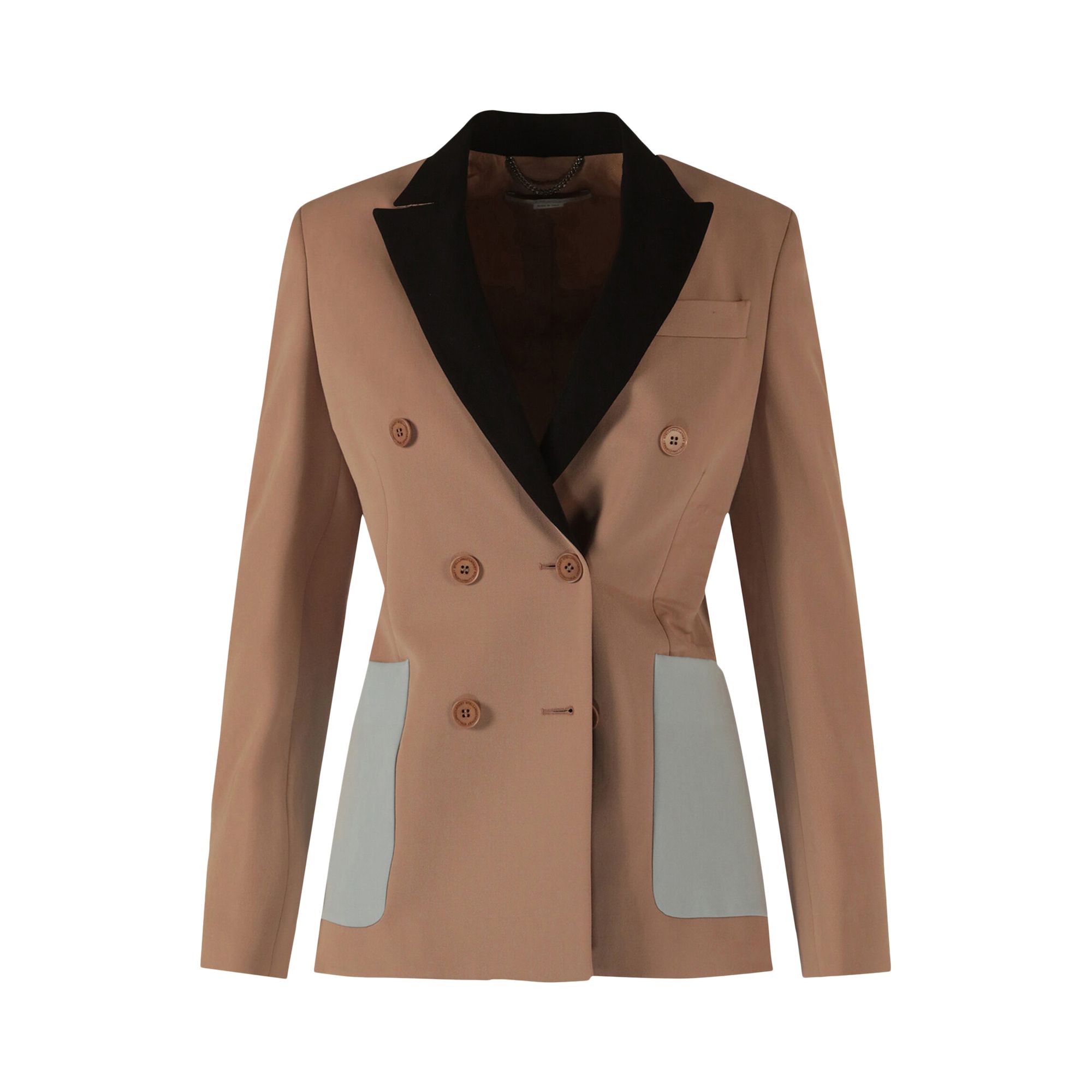 Pre-owned Stella Mccartney Alena Jacket 'sugarcane' | Tan | Women's Size 36 In Brown