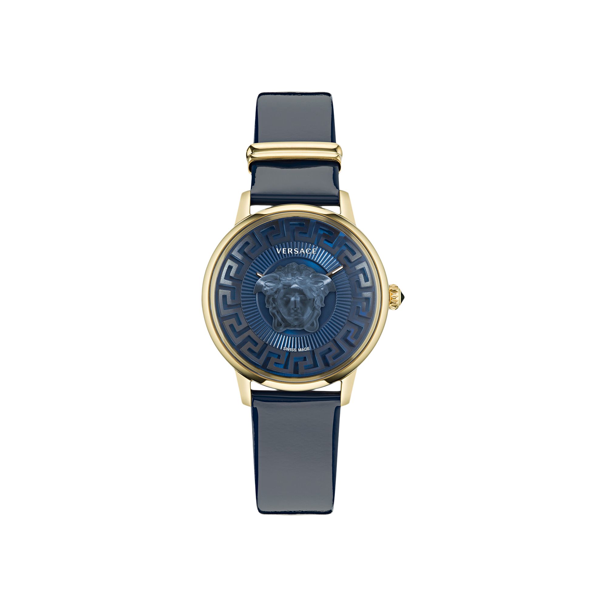 Pre-owned Versace Medusa Alchemy Leather Strap 'gold' | Women's Size Onesize