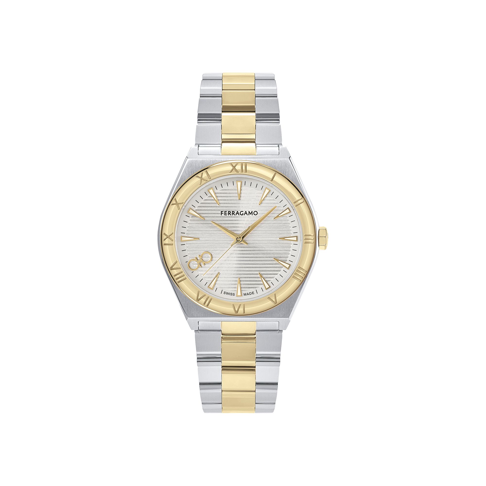 FERRAGAMO Pre-owned Vega Upper East Bracelet Watch 'two-tone' | Gold | Men's Size Onesize
