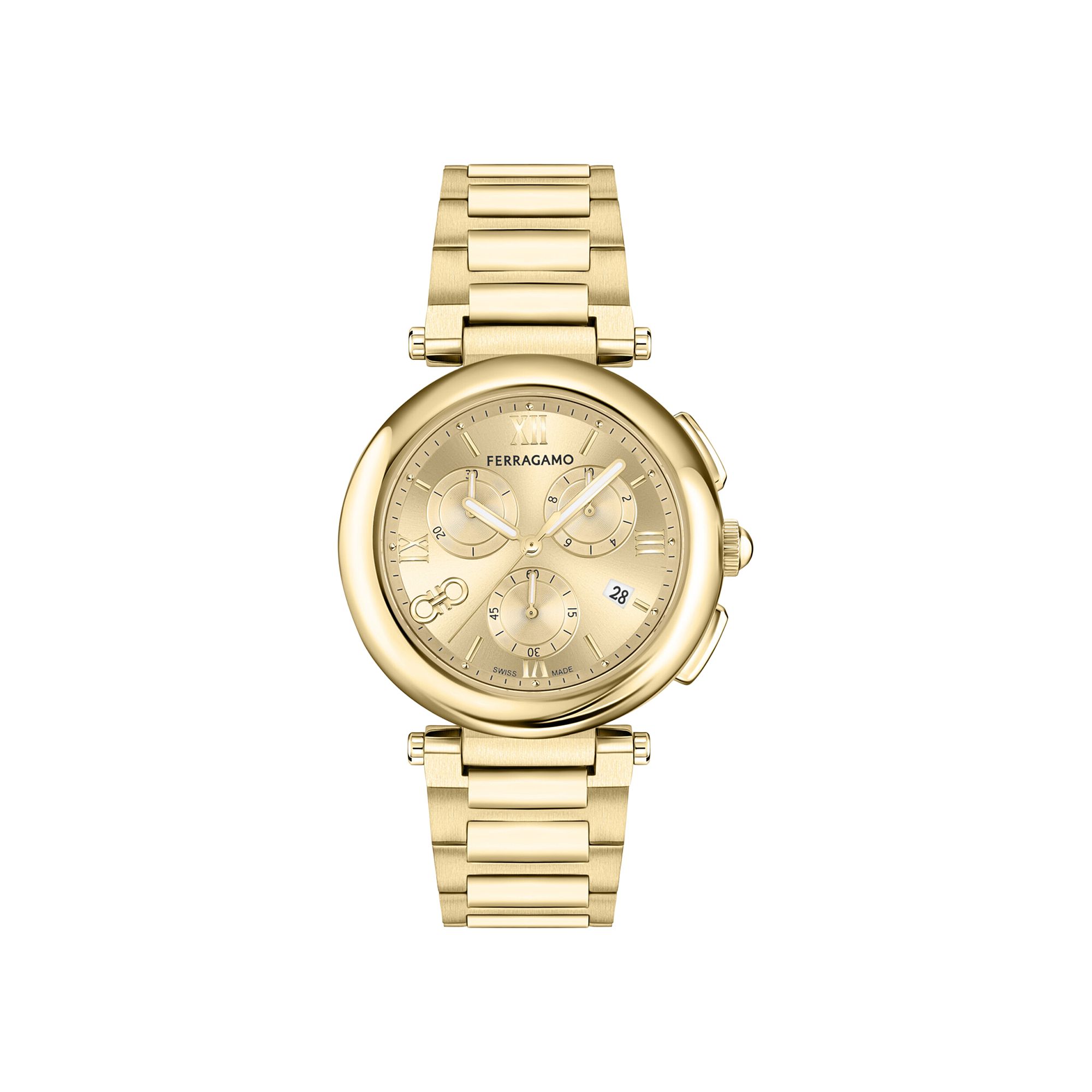 FERRAGAMO Pre-owned Legacy Chronograph Watch 'gold' | Women's Size Onesize