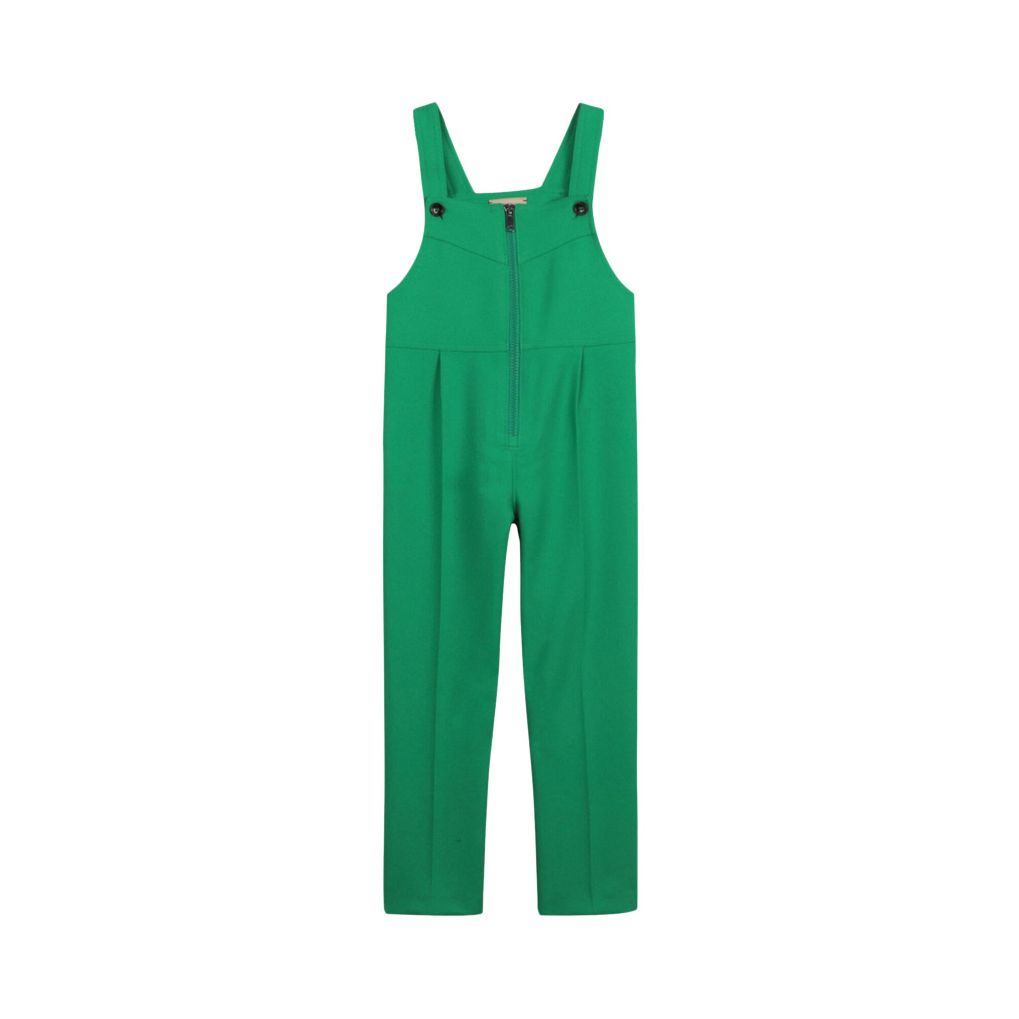 Pre-owned Gucci Zip Up Sleeveless Overalls 'green' | Kid's Size 8