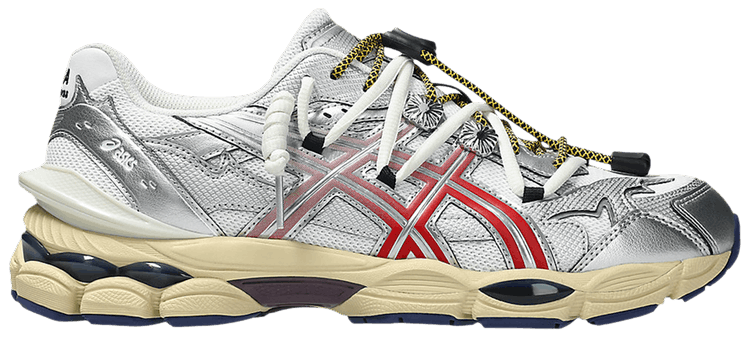 TOGA × Asics Gel-Cumulus White TOGA × Asics Gel-Cumulus 16 TG White Red Pure Silver