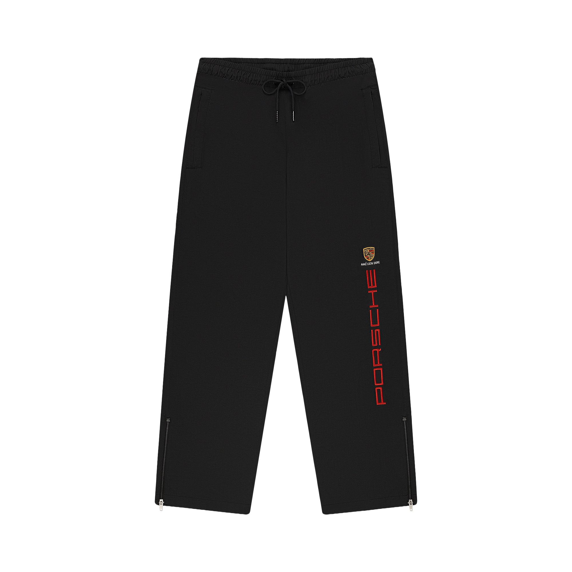 Pre-owned Aimé Leon Dore X Porsche Nylon Track Pant 'jet Black' | Men's Size M