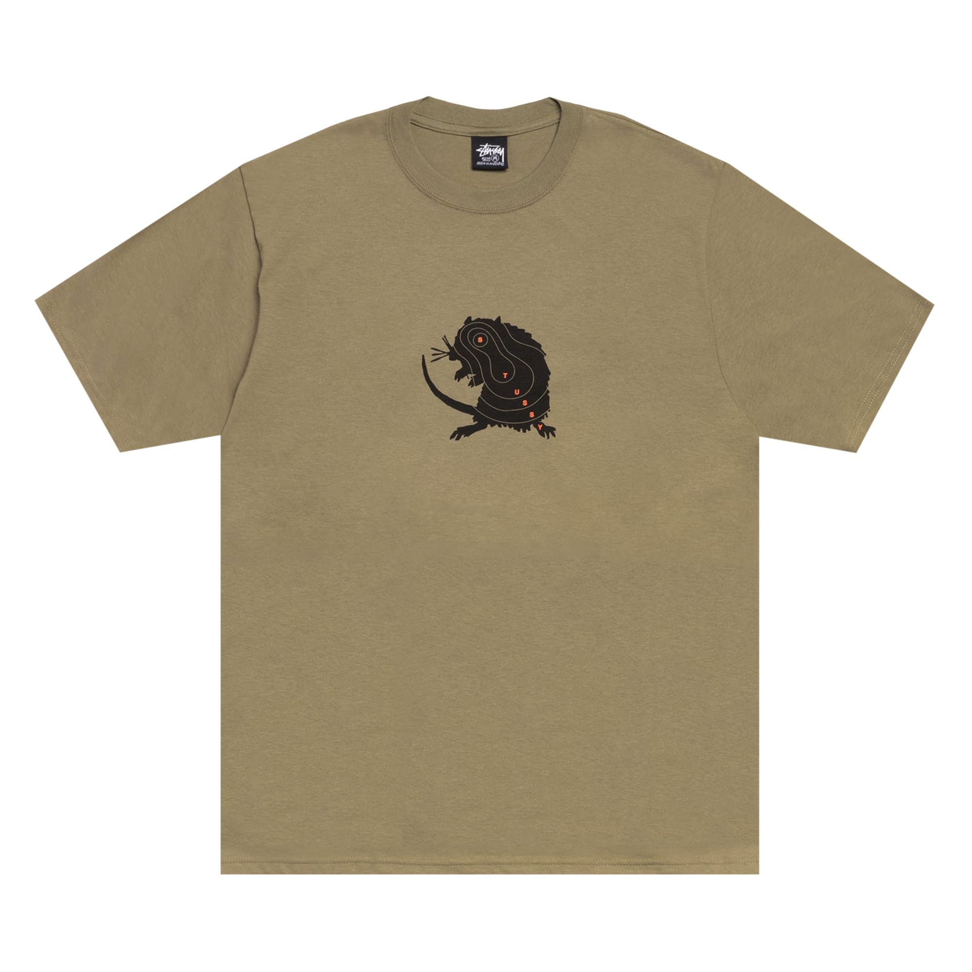 Pre-owned Stussy Long Range Tee 'army' | Tan | Men's Size L In Brown