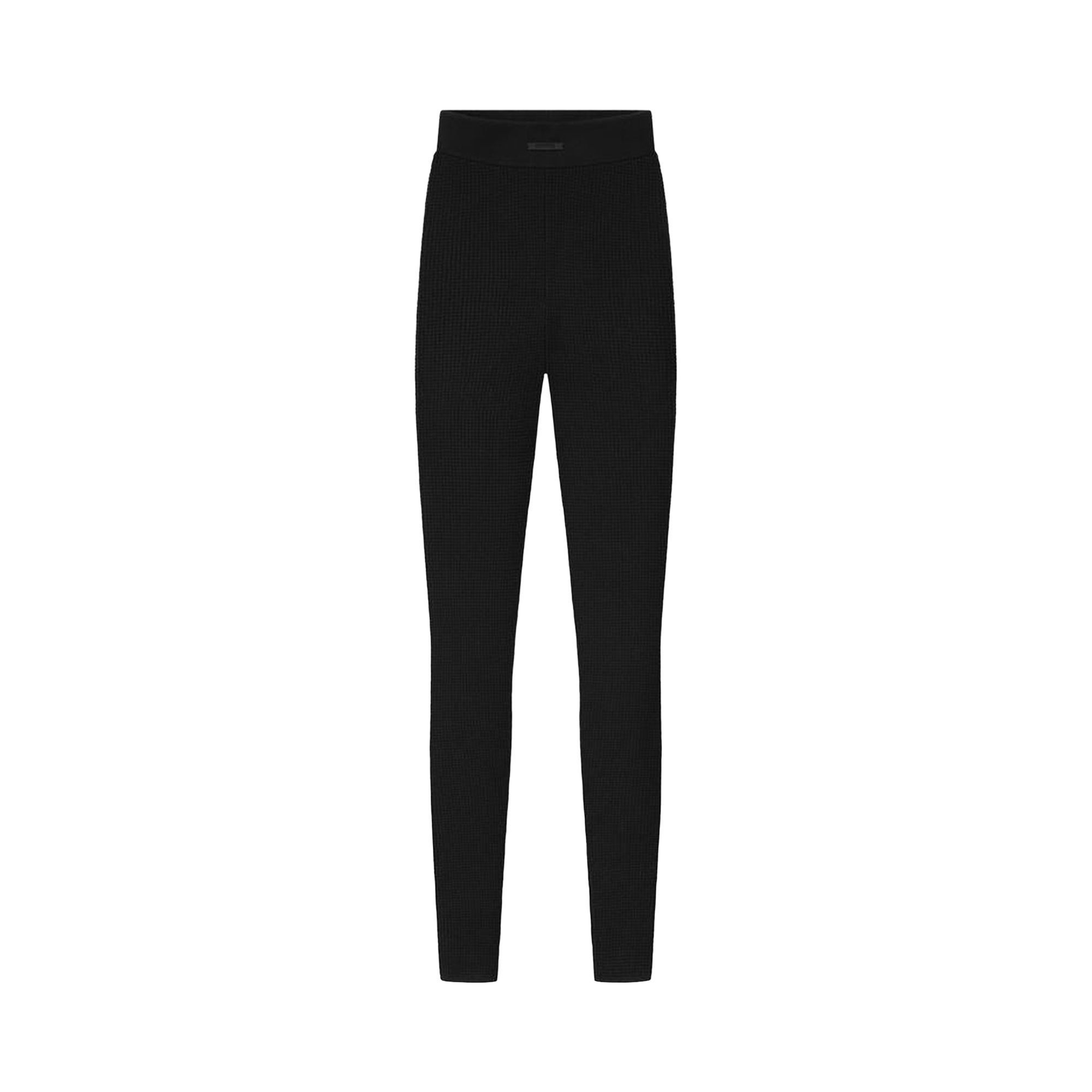 Pre-owned Essentials Fear Of God  Waffle Leggings 'vintage Black' | Women's Size Xl