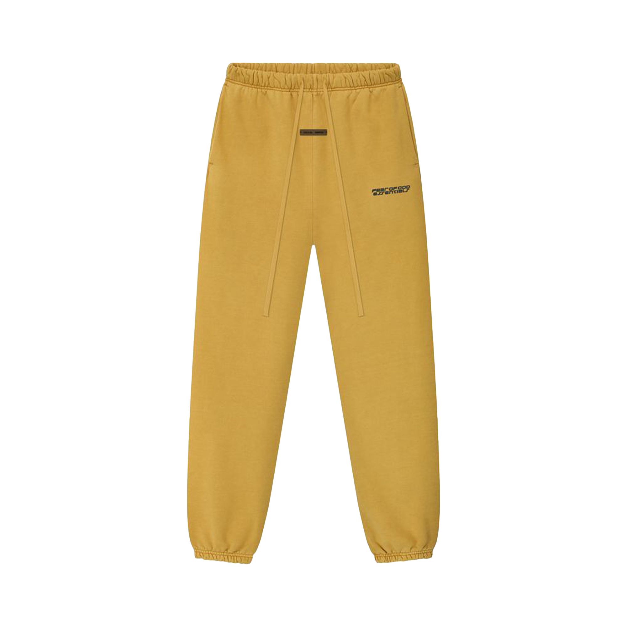 Pre-owned Essentials Fear Of God  Heavy Fleece Classic Sweatpant 'canyon' | Yellow | Men's Size M