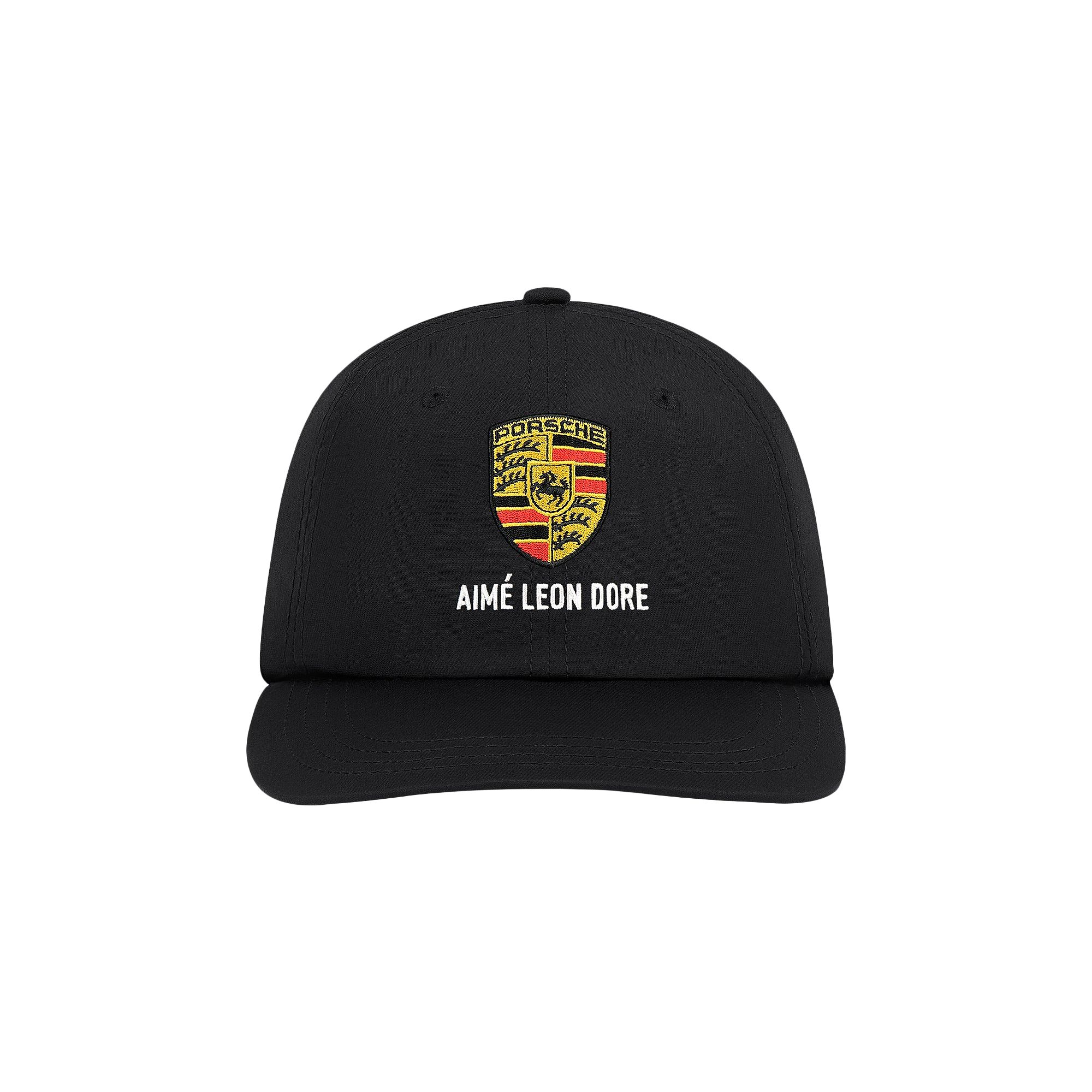 Pre-owned Aimé Leon Dore X Porsche Nylon Logo Hat 'jet Black' | Men's Size Onesize