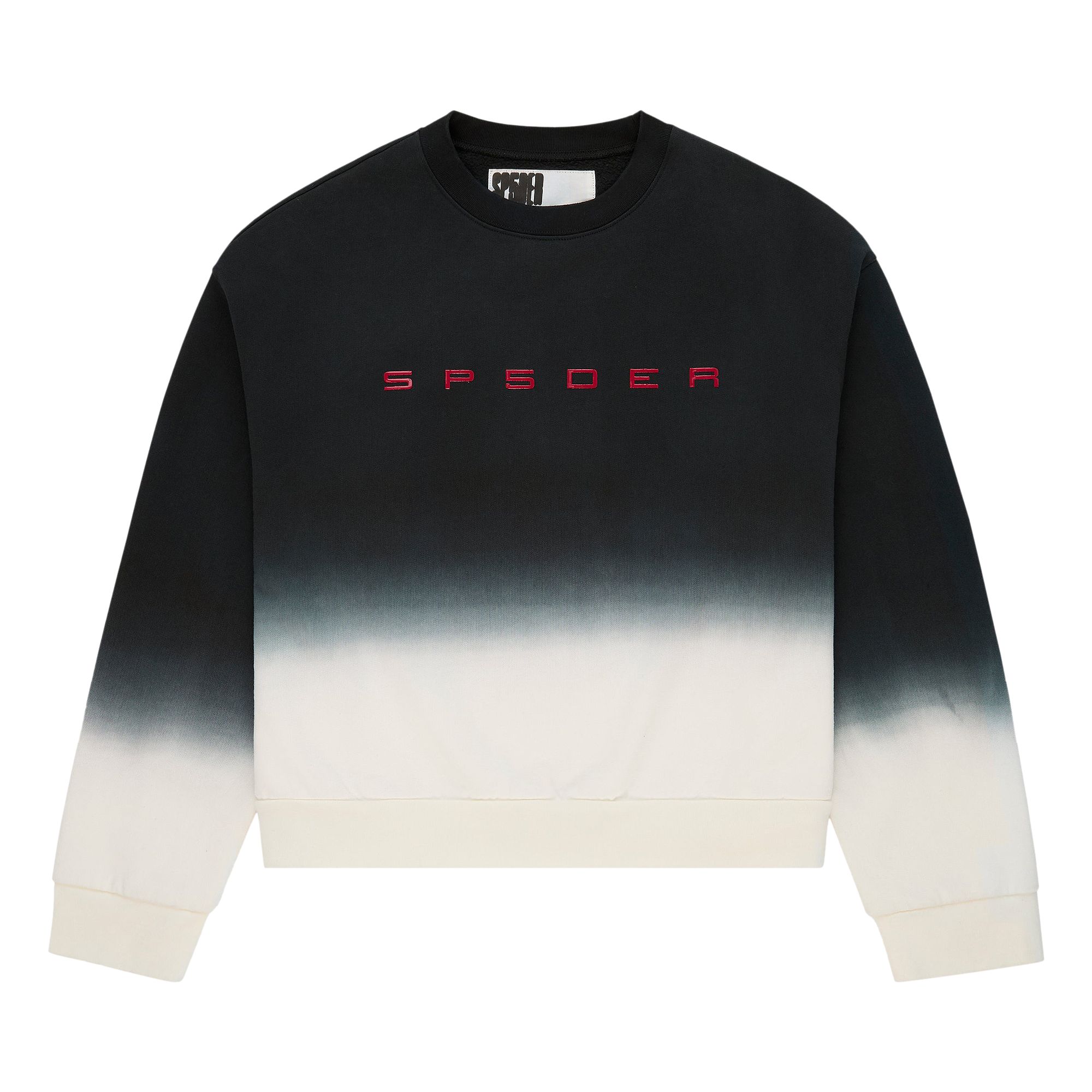 Click to view more detailed imagery on our partner's website Pre-owned Sp5der Gradient Crewneck 'black' | Men's Size Xxl